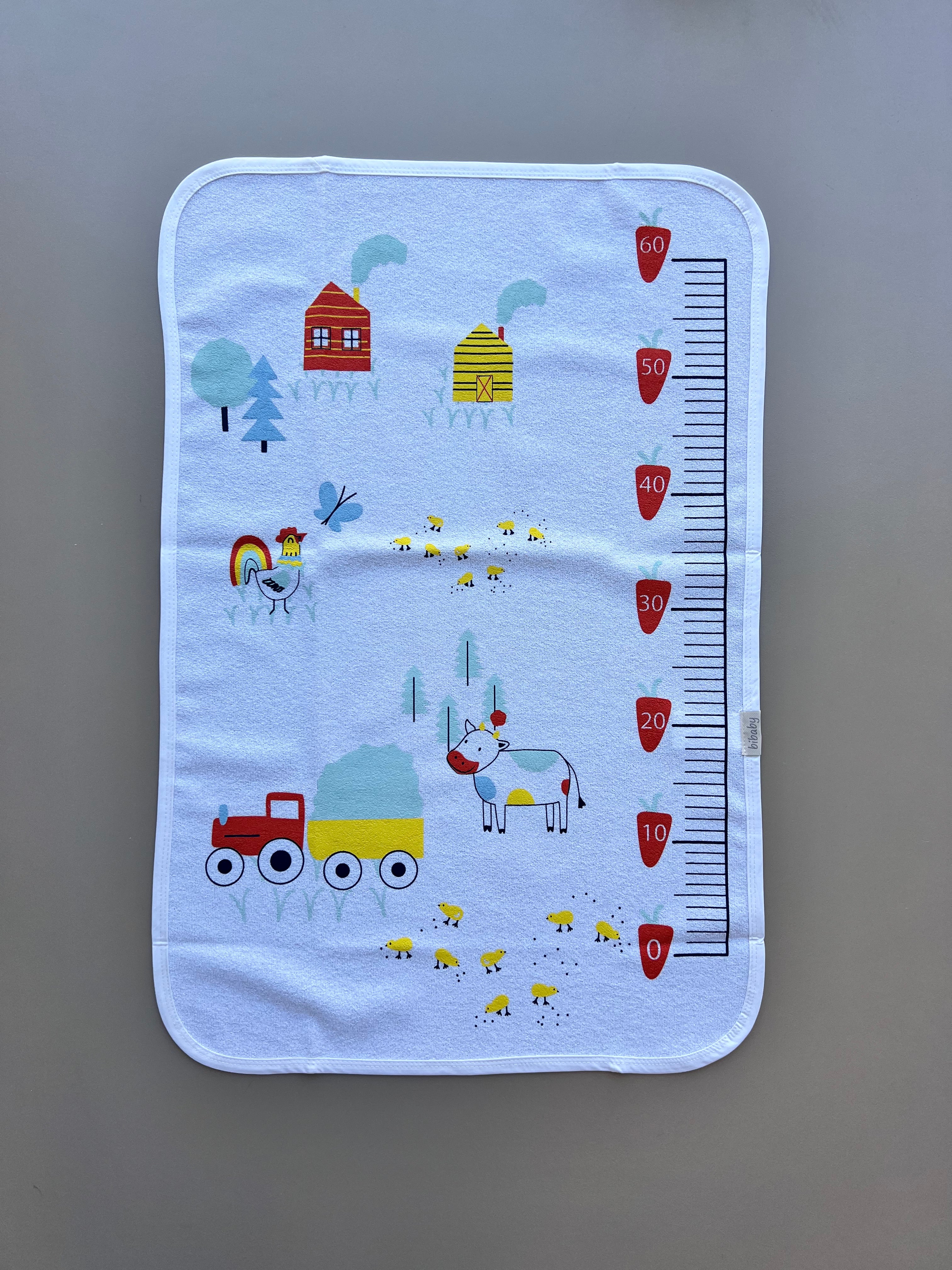 White Cow Impermeable Changing Mat