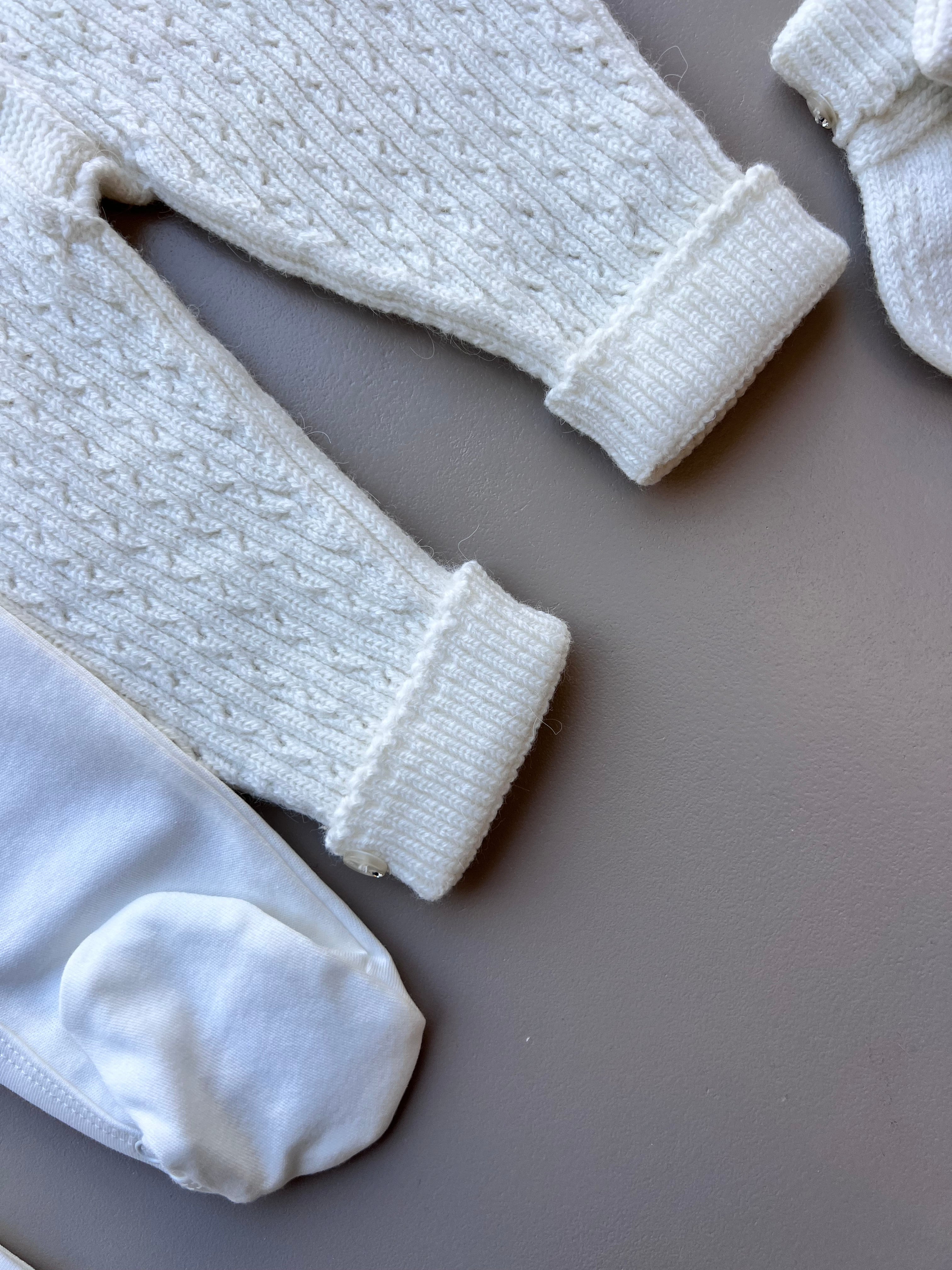 Merino Wool Ruffles Hospital Set 5 Pcs