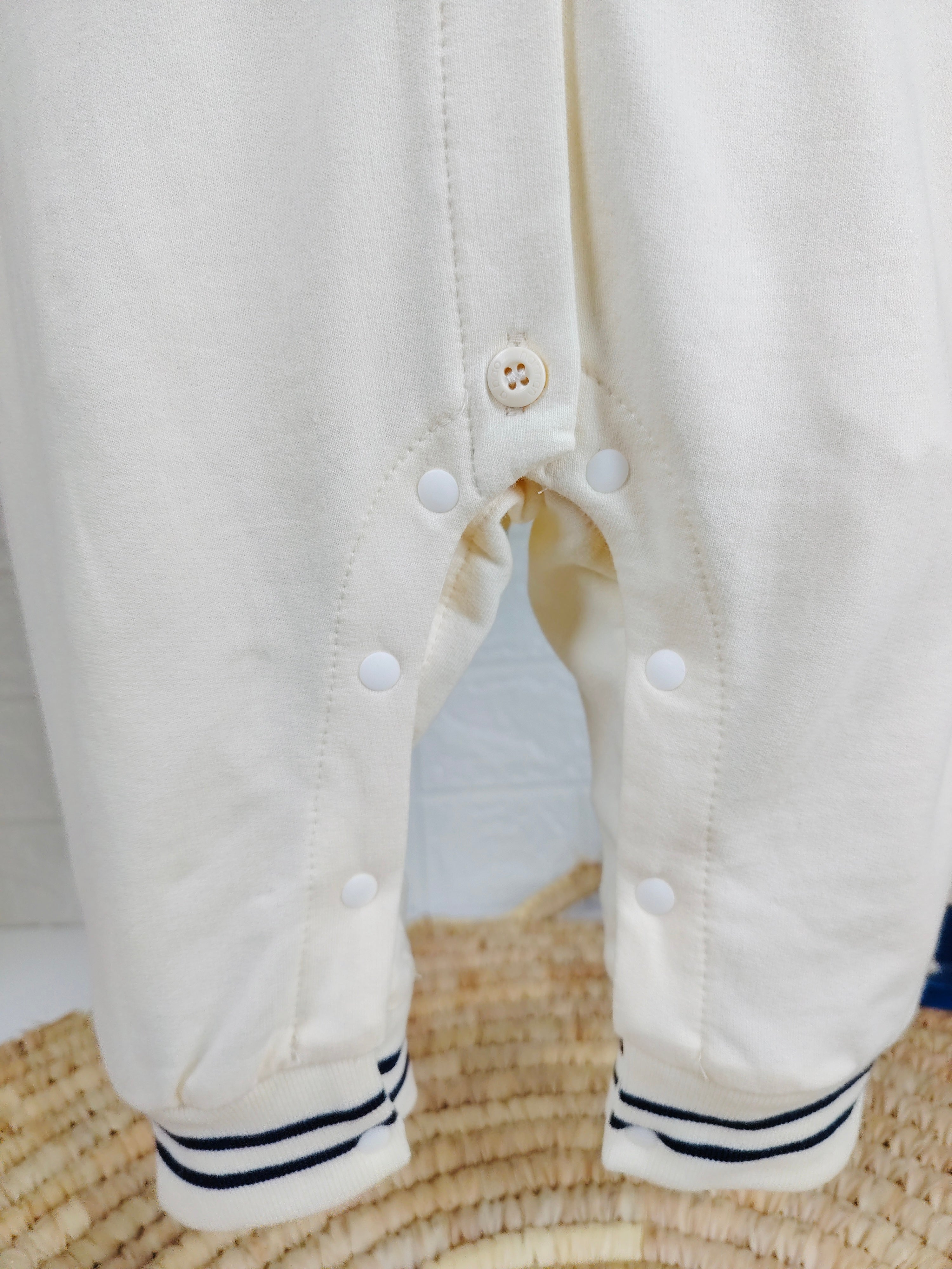 Navy & Beige Matelot Overall