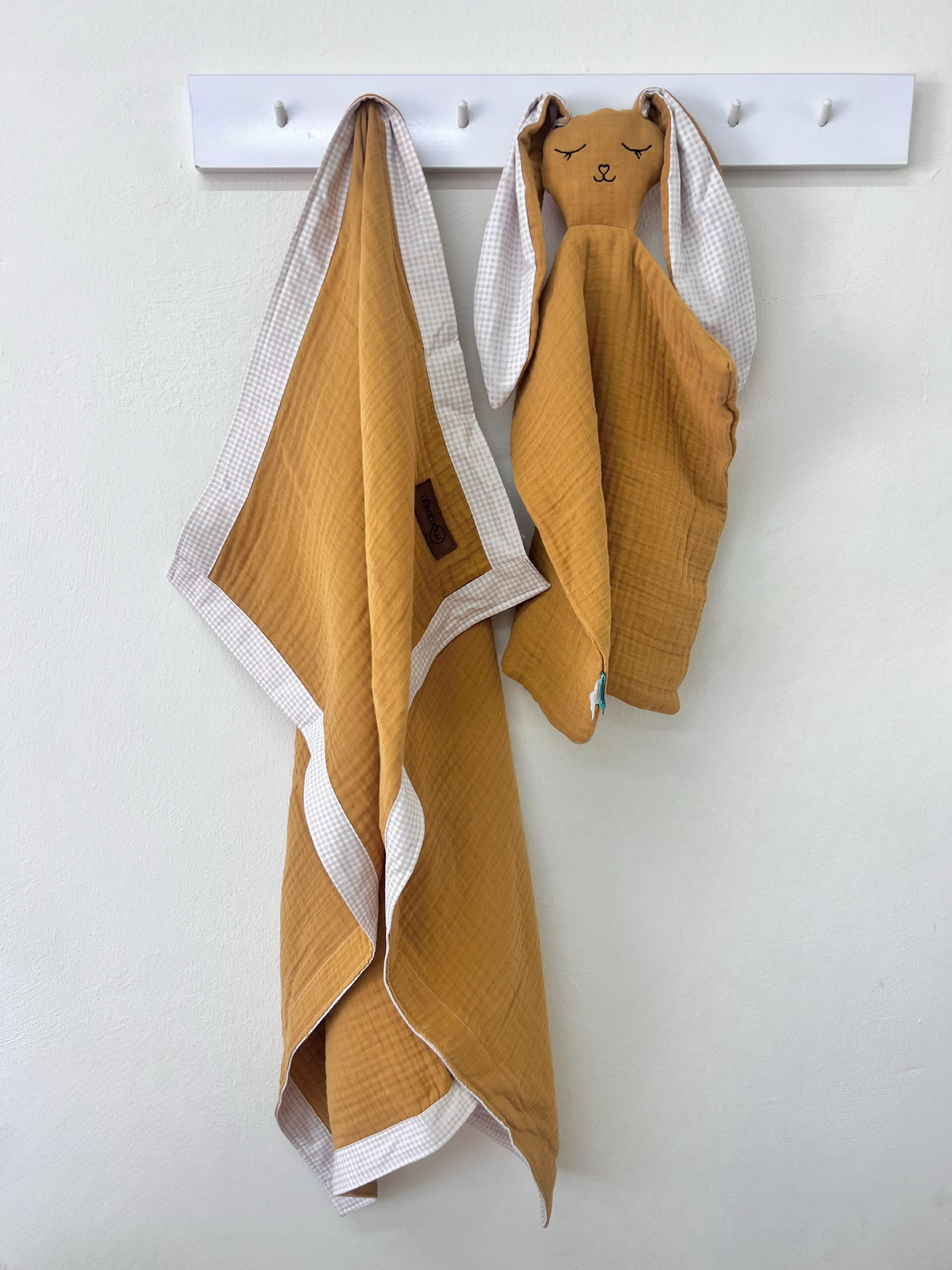 Mustard Muslin Blanket