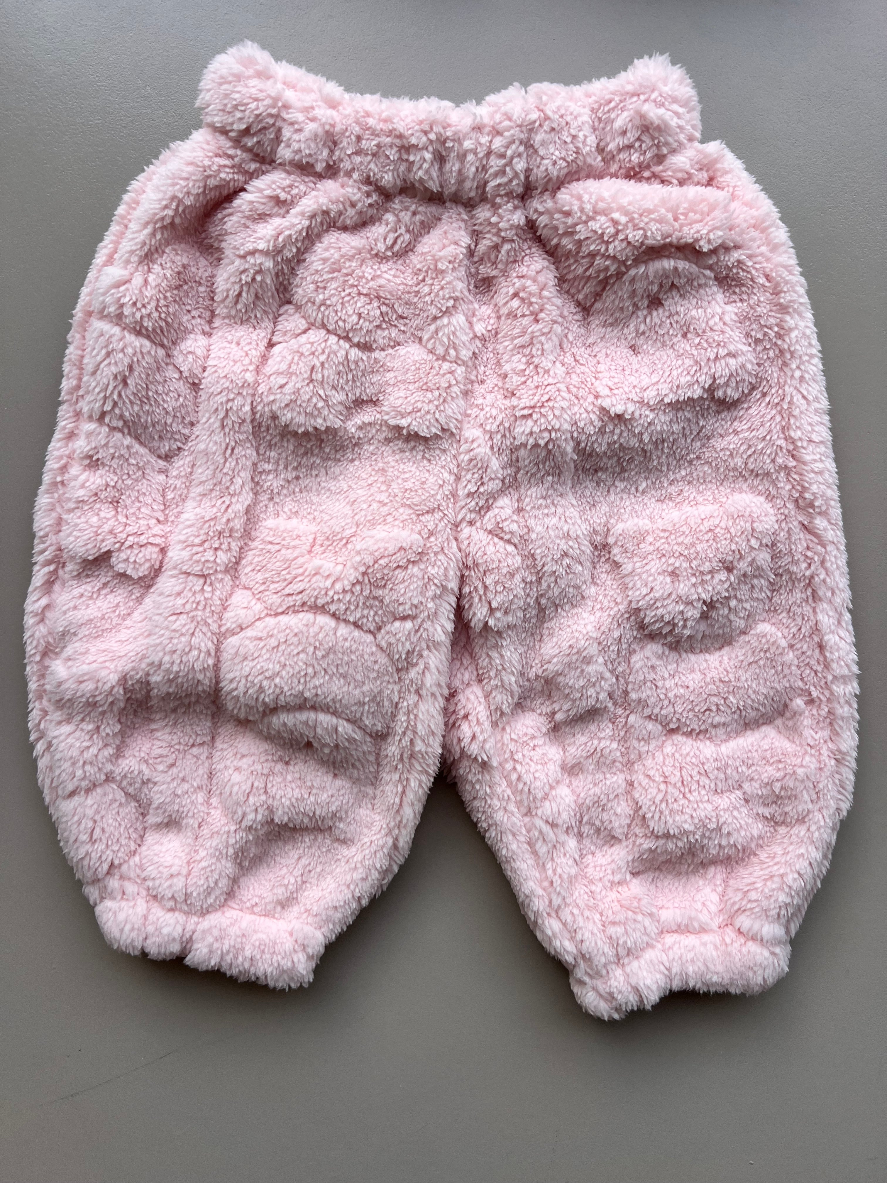 Pink Fuzzy Survetement 2 Pcs Set
