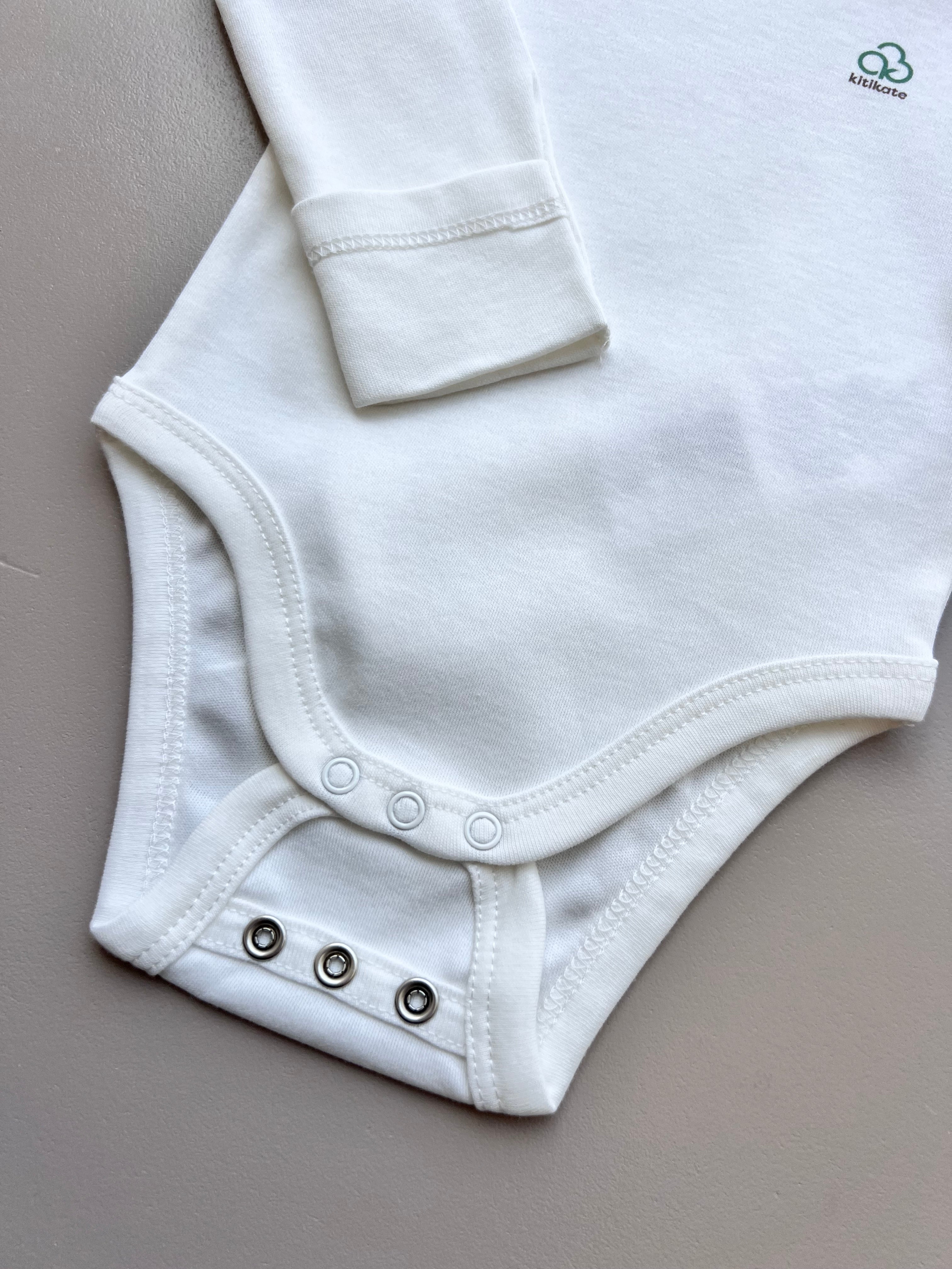 Off-White GOTS™ Certified Organic Cotton Double Size Long Sleeves Body
