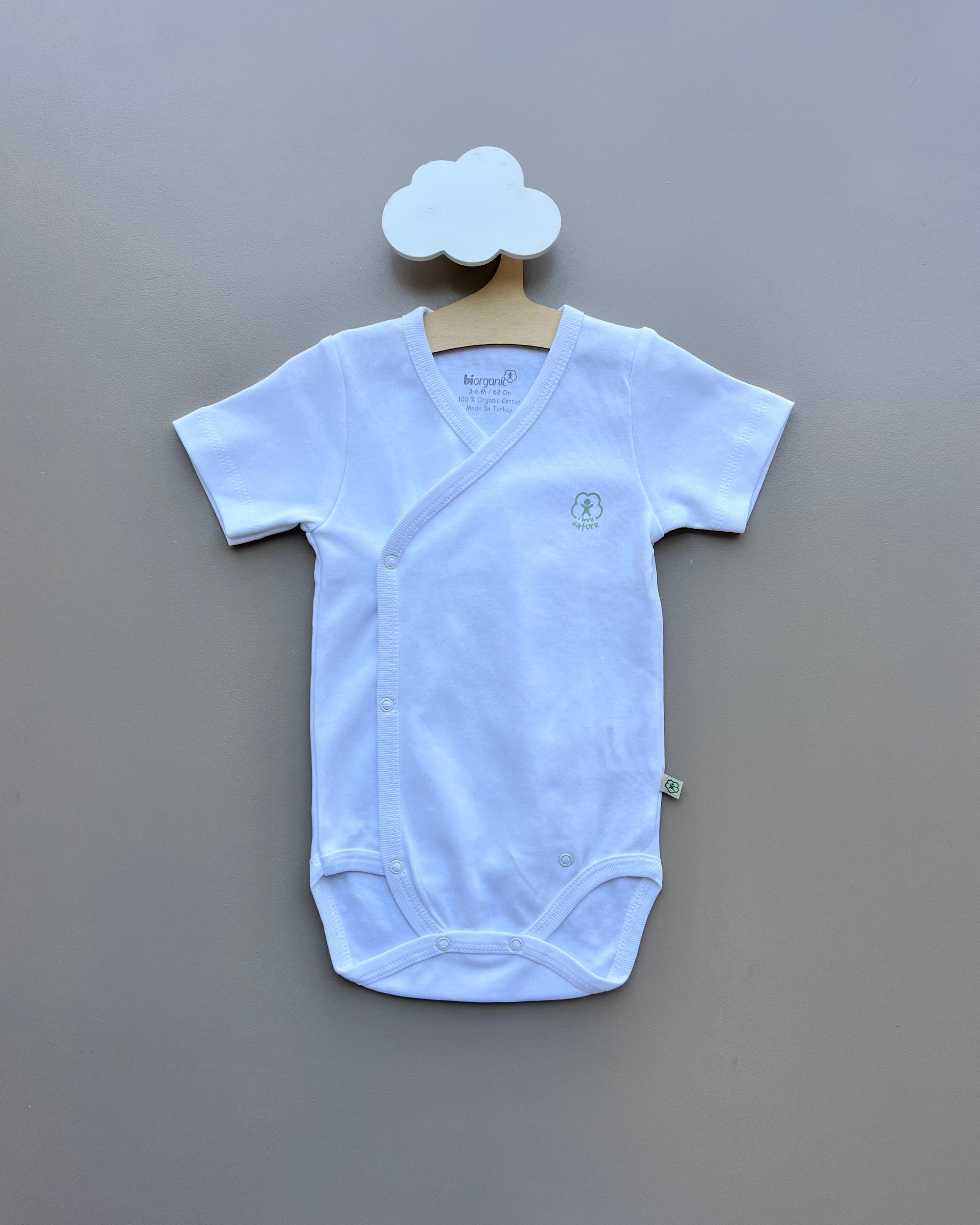 GOTS™ Certified Organic Cotton Double-Layered Short Sleeves Body