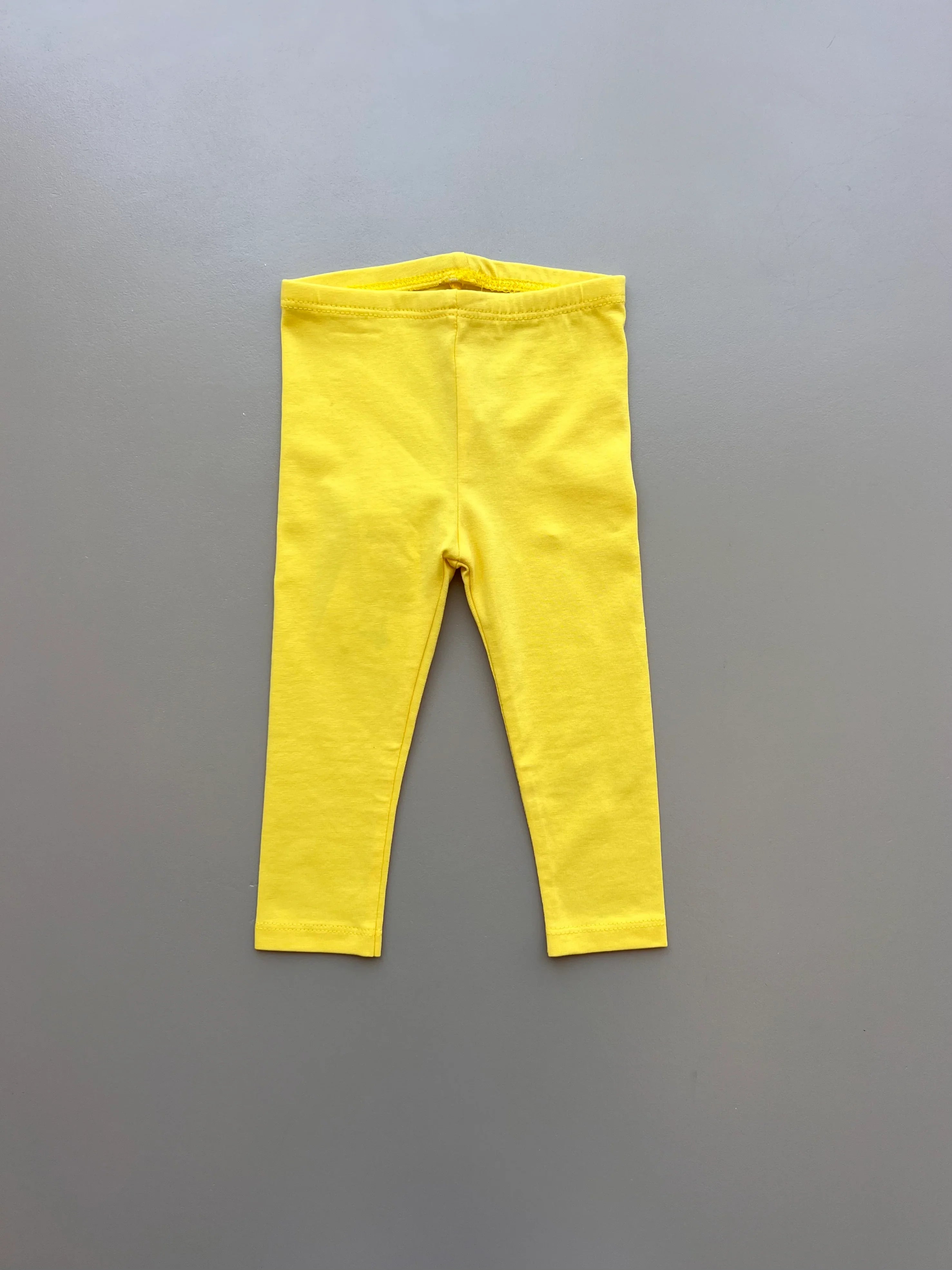Yellow Cotton Legging