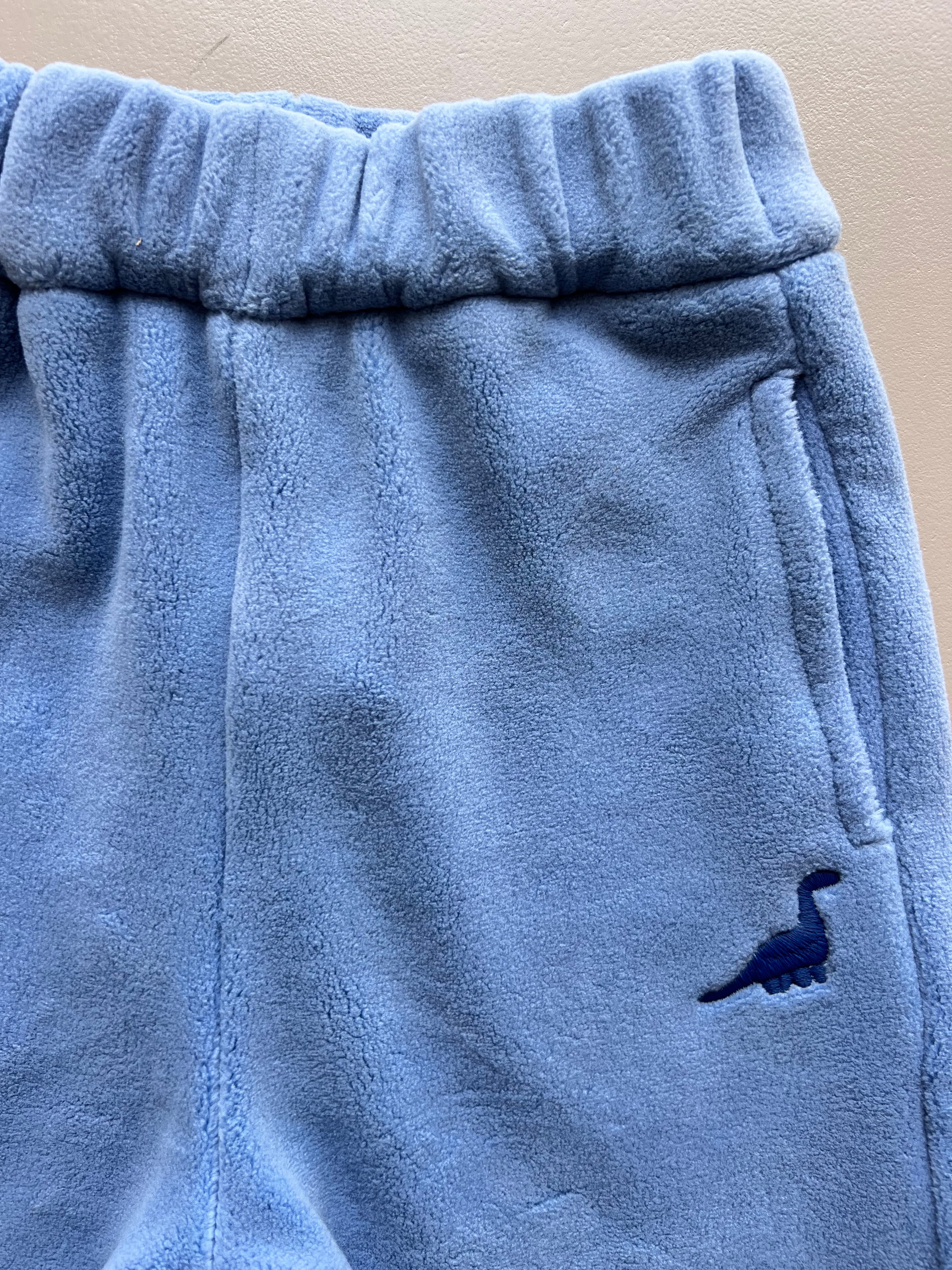 Blue Dinosaur Fur Pant