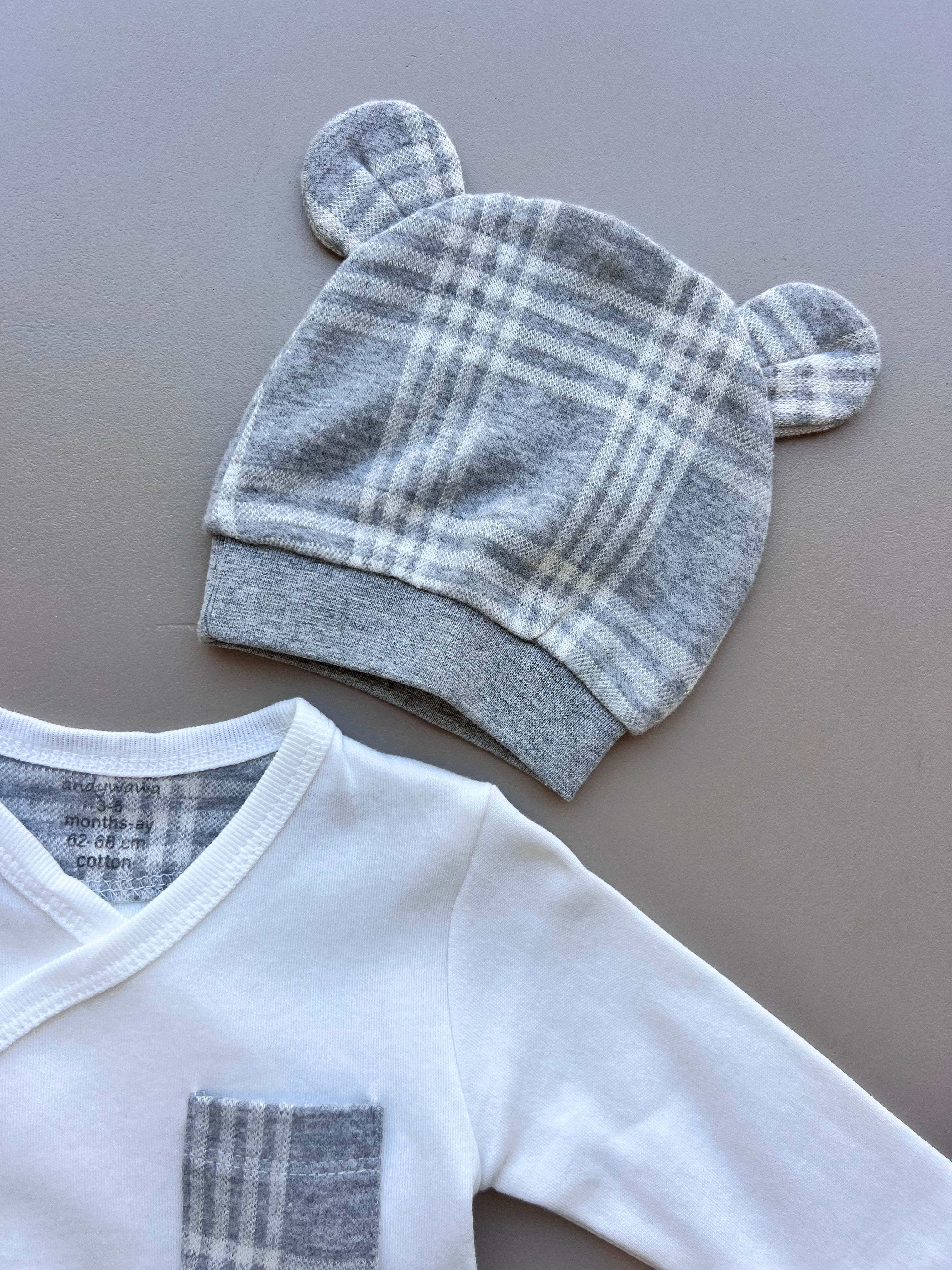 Gray/White Velvet Hospital Set