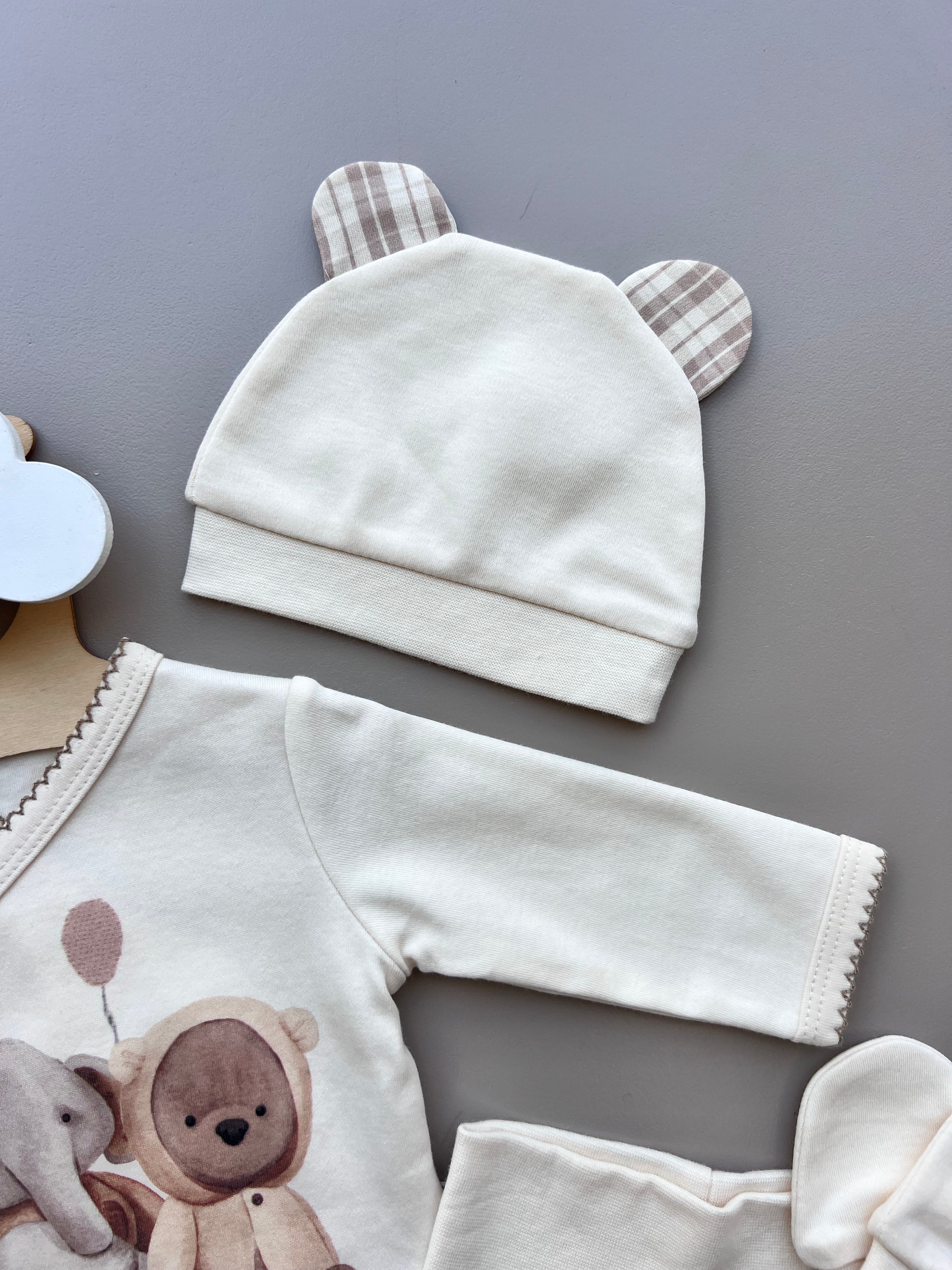 Beige GOTS™ Certified Organic Cotton My Bestie 5 Pcs Set
