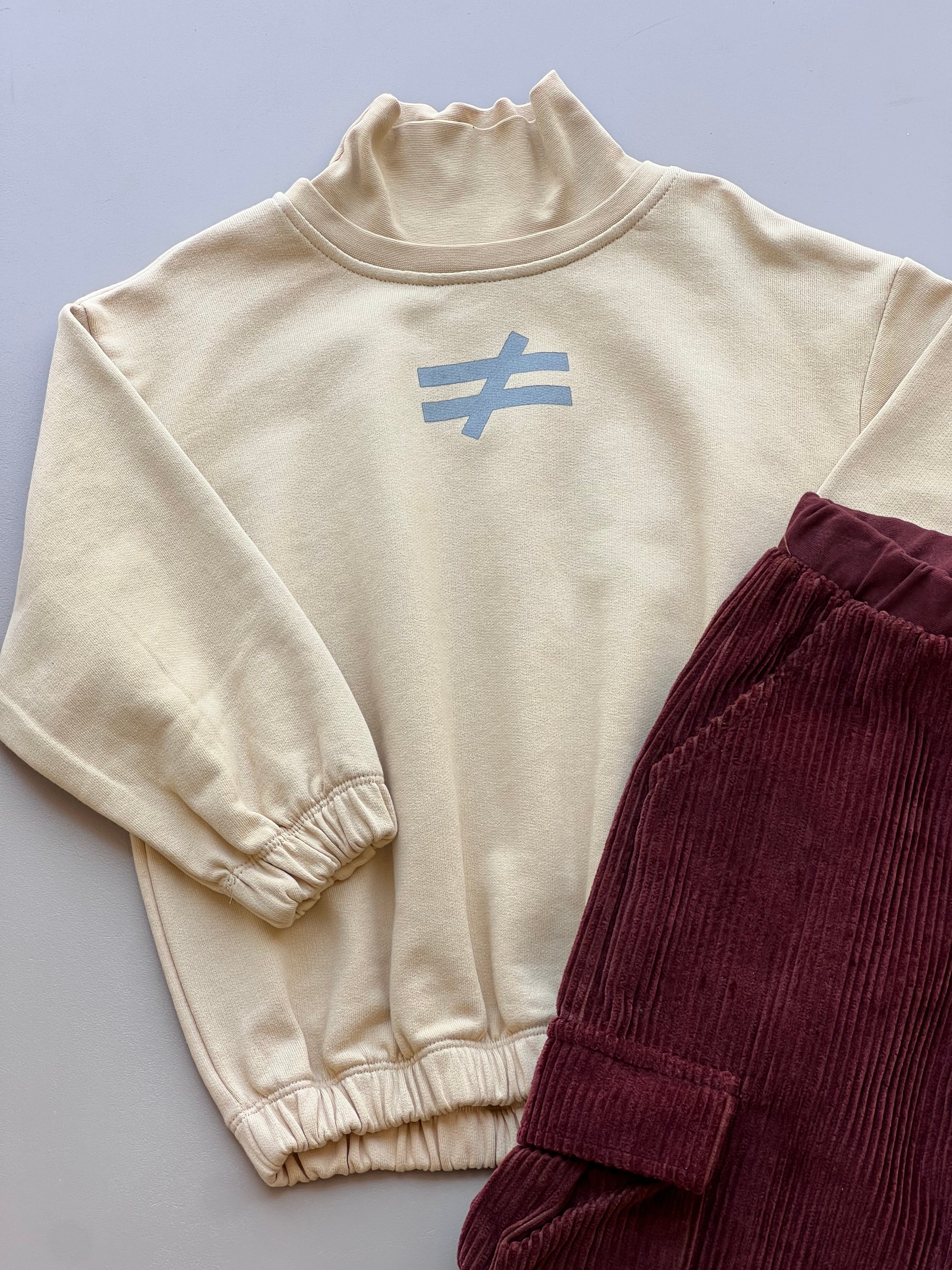 Yellow/burgundy Velvet Pants Set 2p