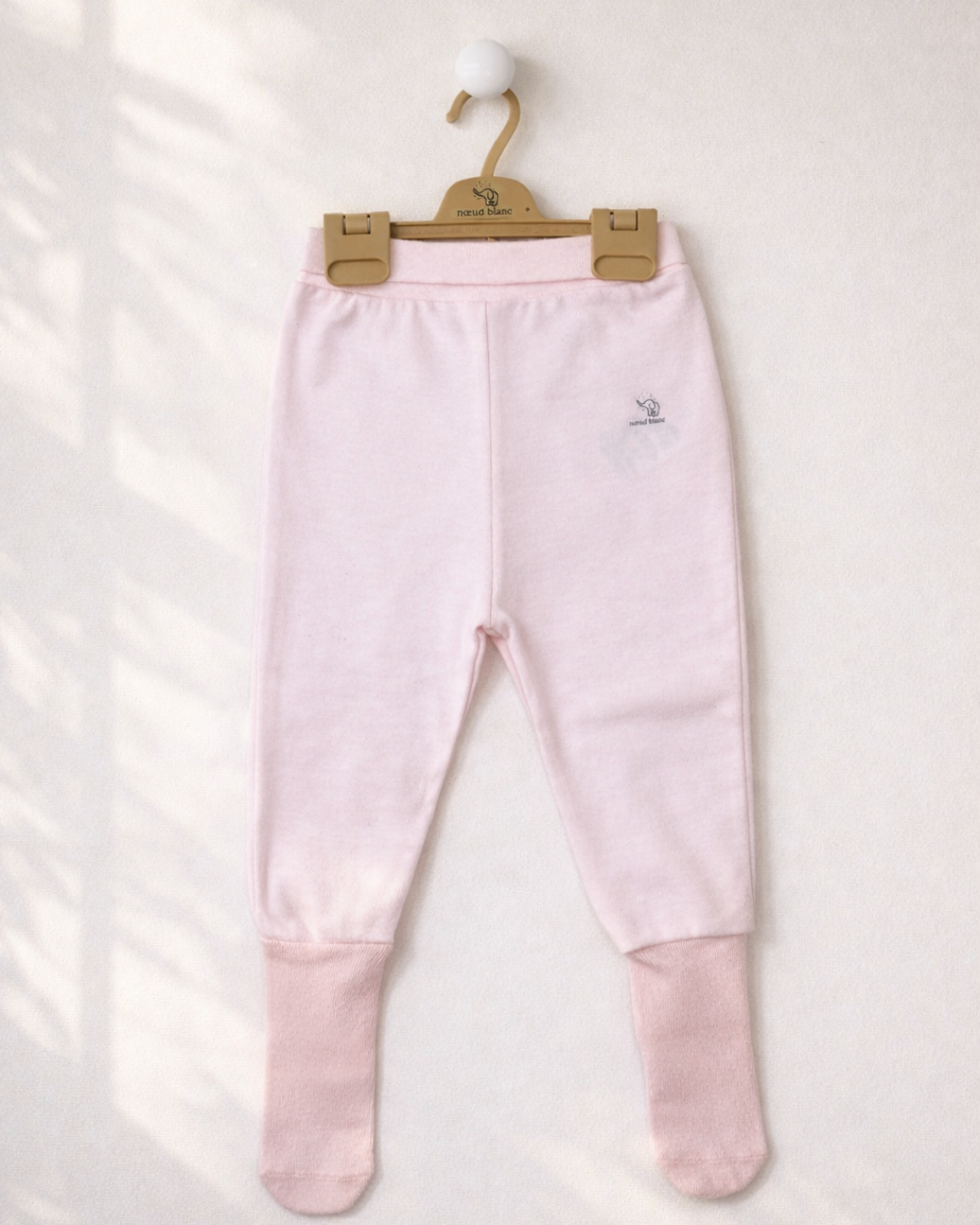 Nœud Blanc™ Organic Cotton High Waist Footed Pants