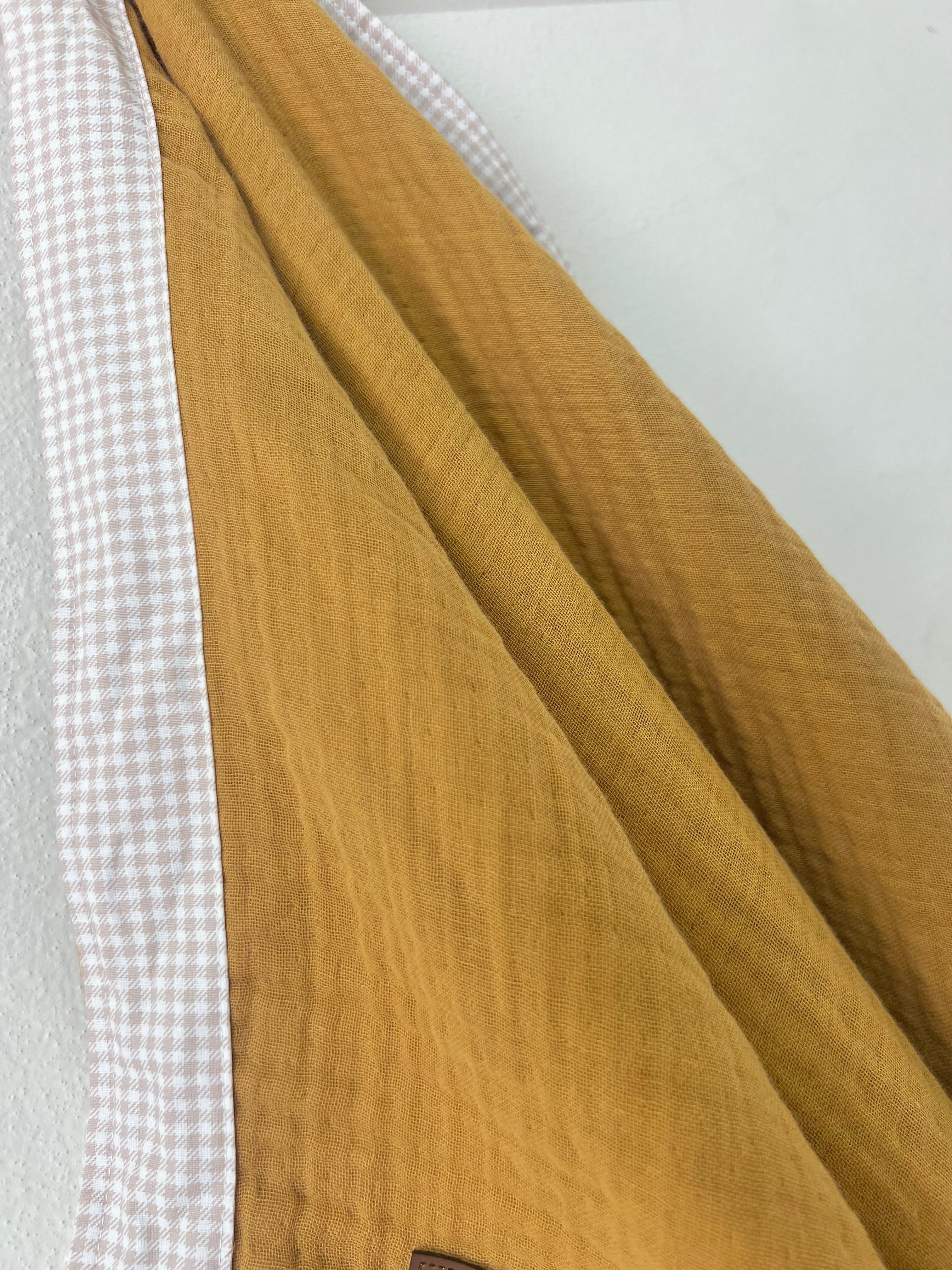 Mustard Muslin Blanket