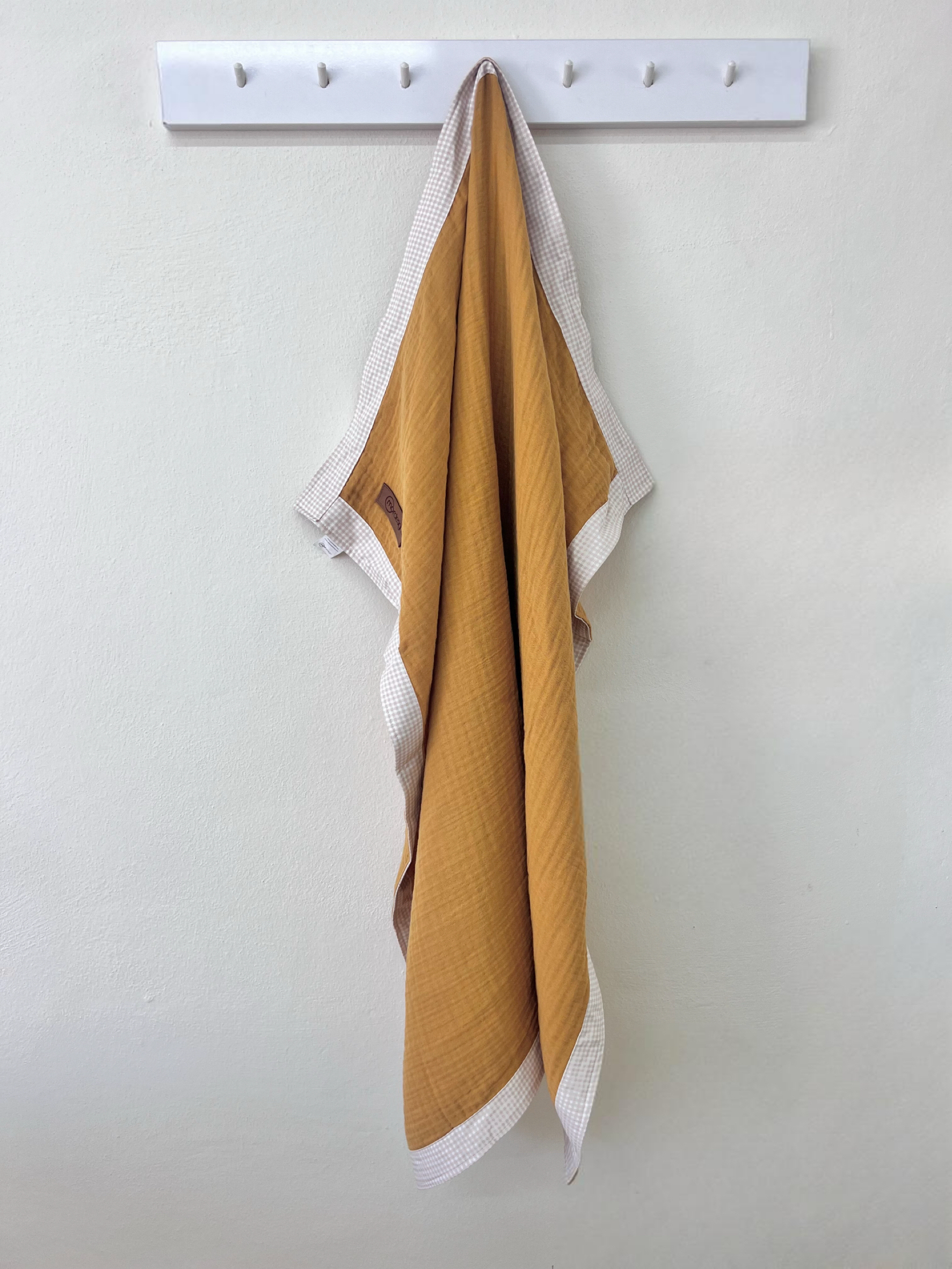 Mustard Muslin Blanket