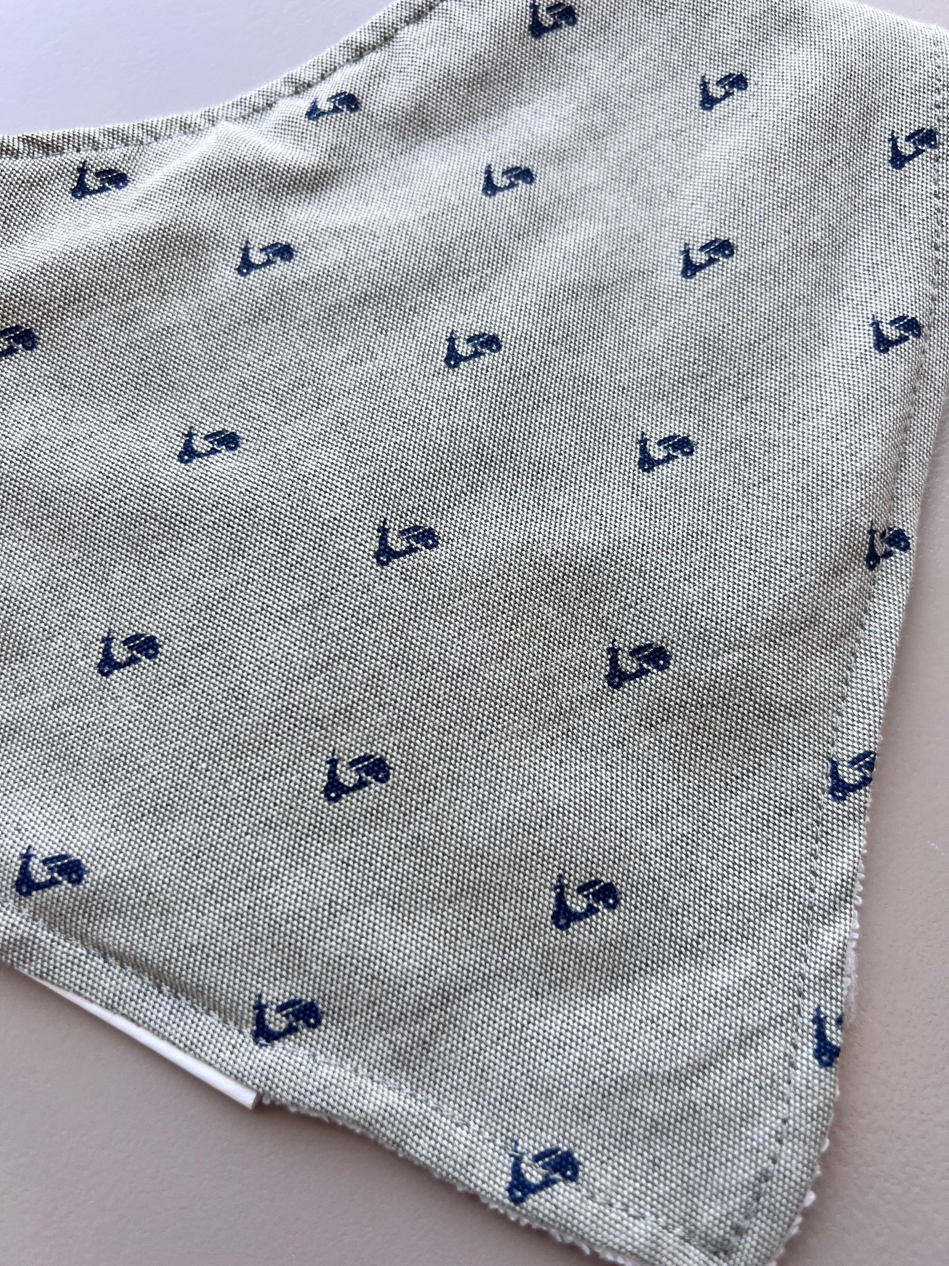 Olive Cotton Bib 1 Piece