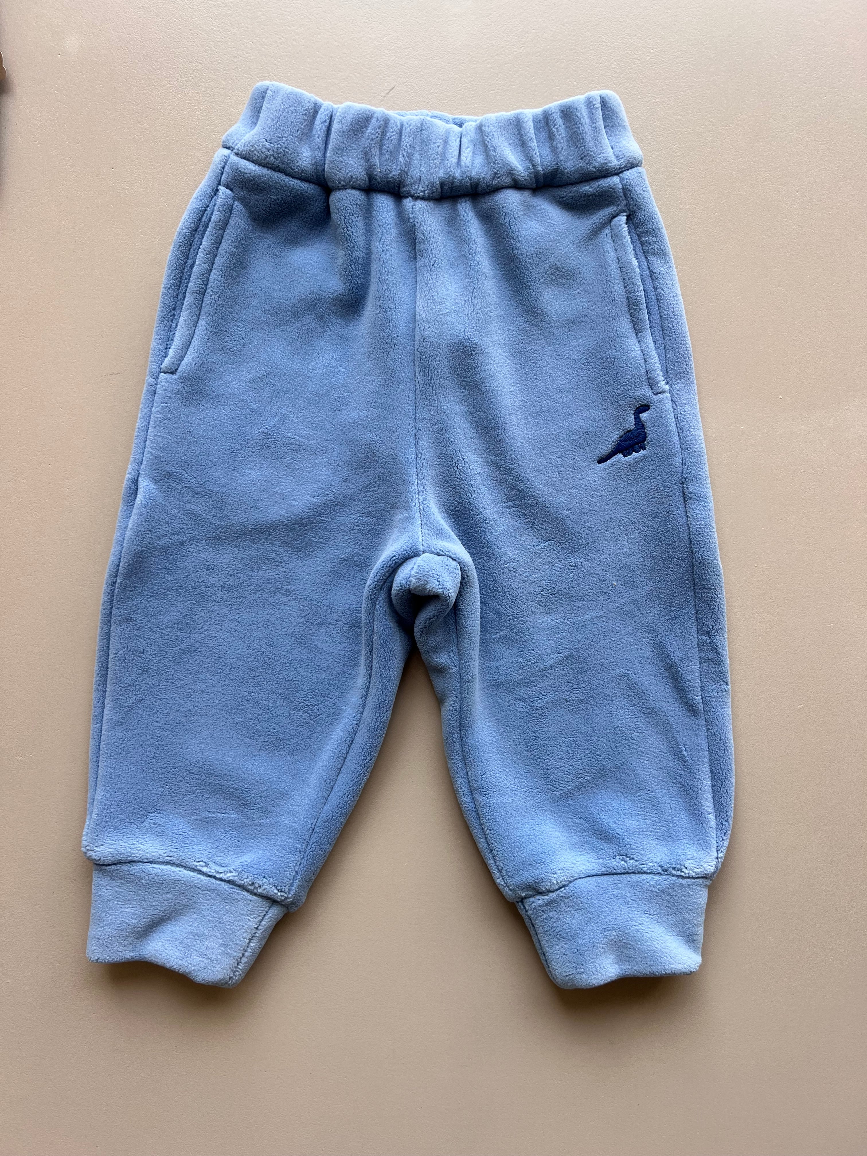 Blue Dinosaur Fur Pant