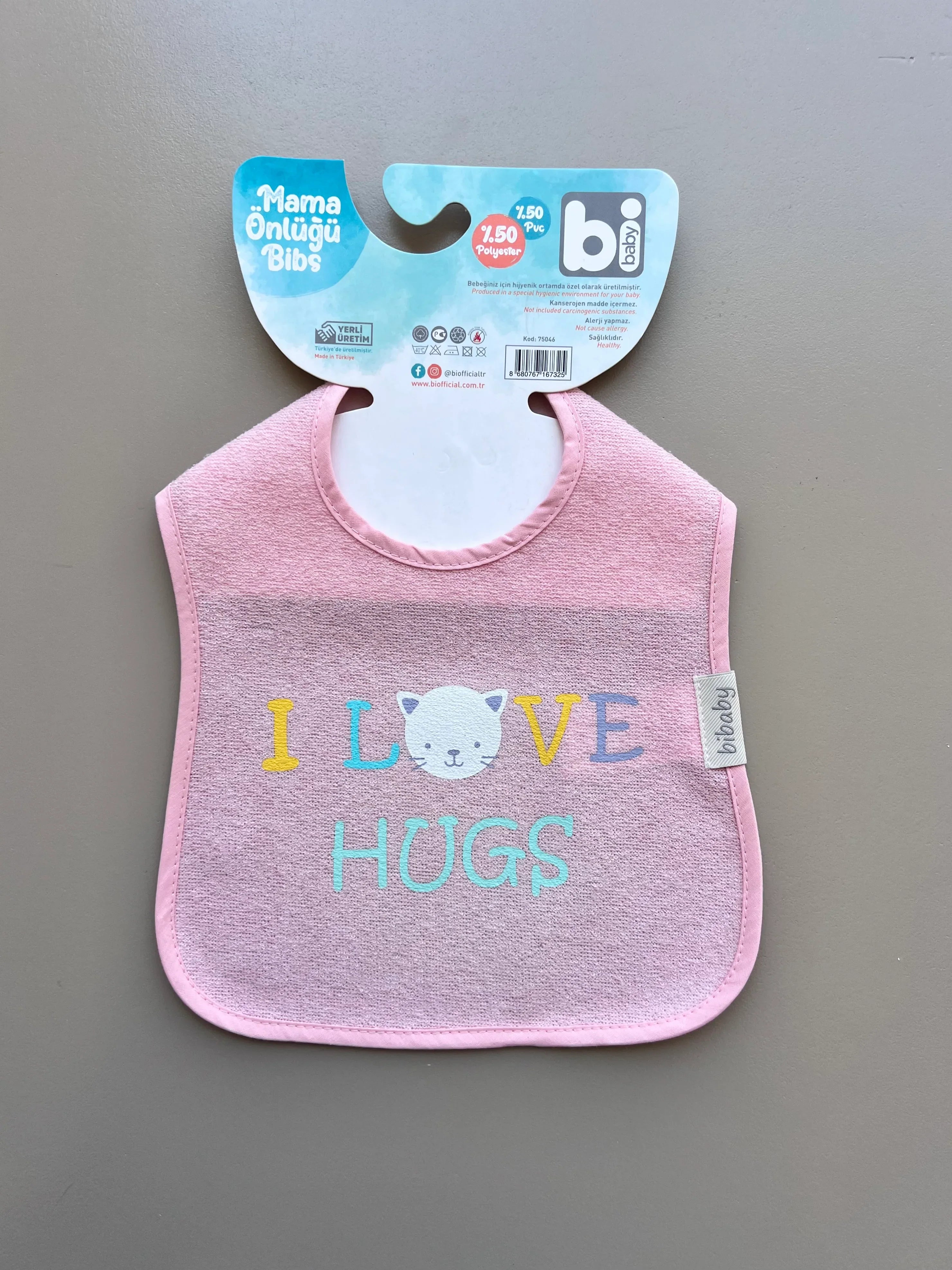 Pink Impermeable Bib