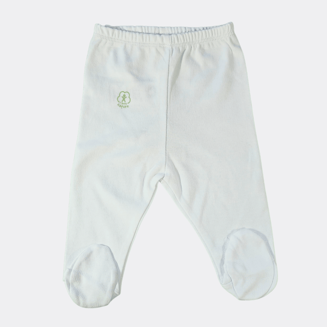 GOTS™ Certified Organic Cotton Footed Pants - La Farandole Paris