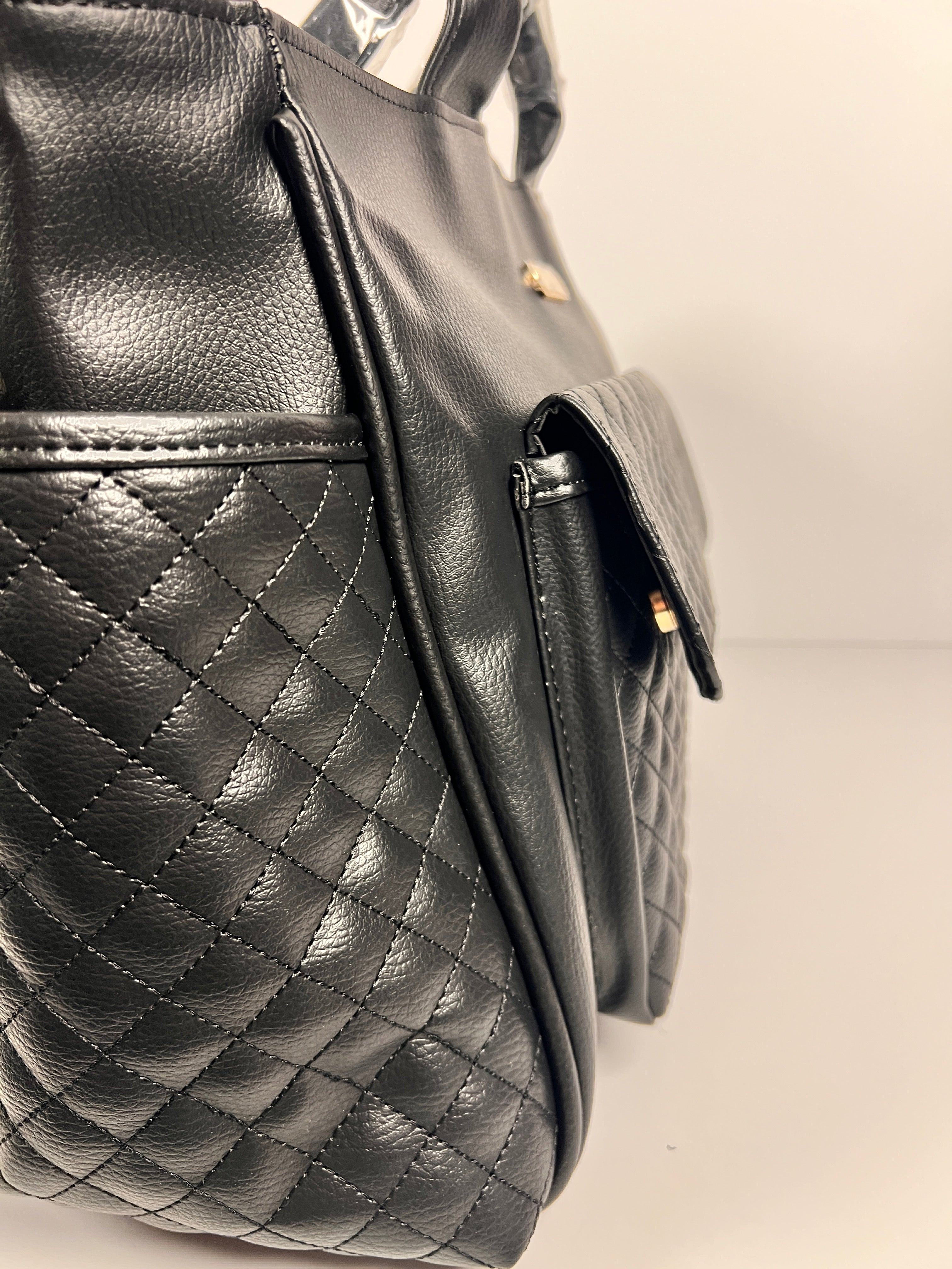 Jumbo Leather Diaper Bag