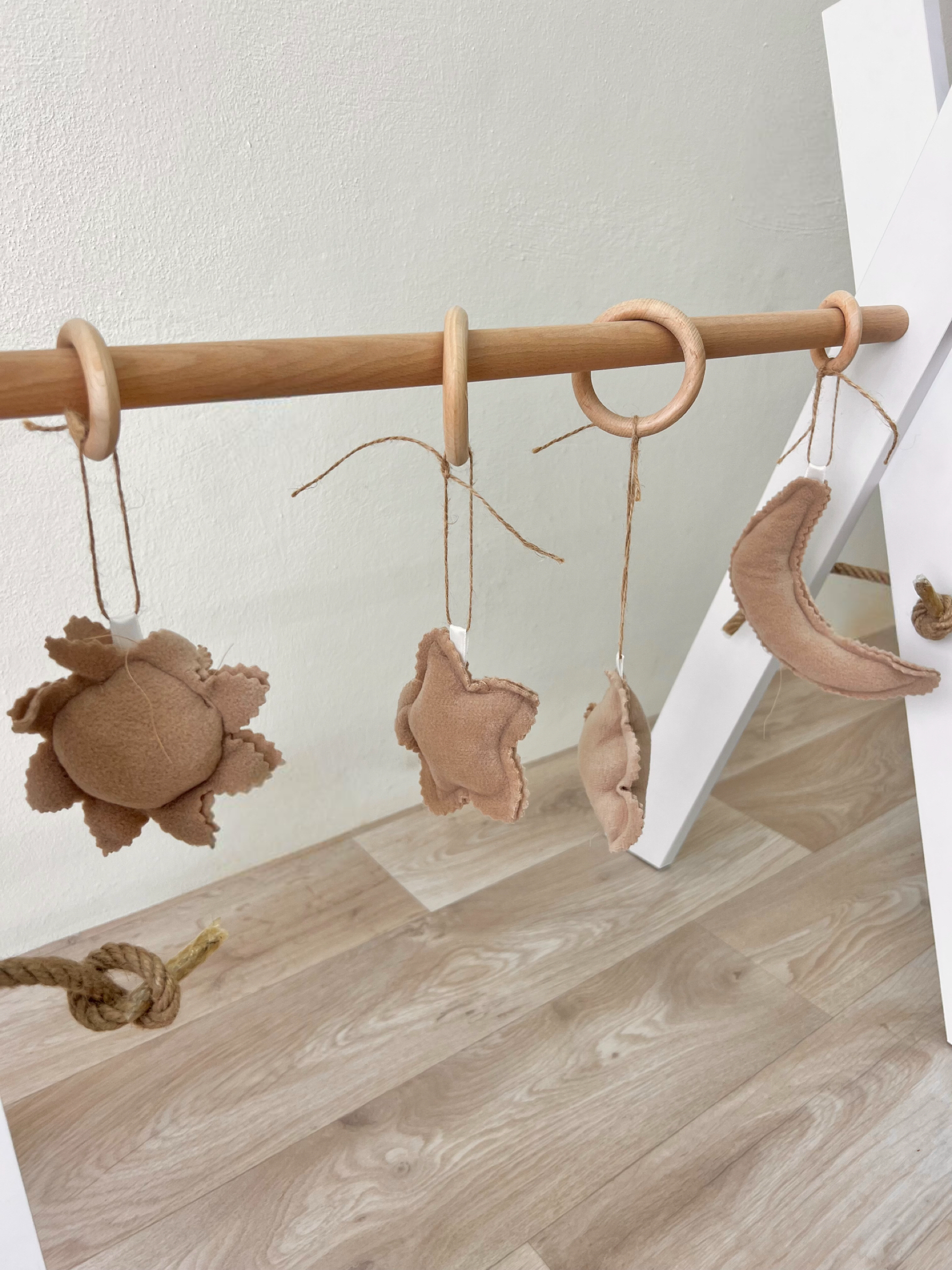 White Wooden Baby Gym