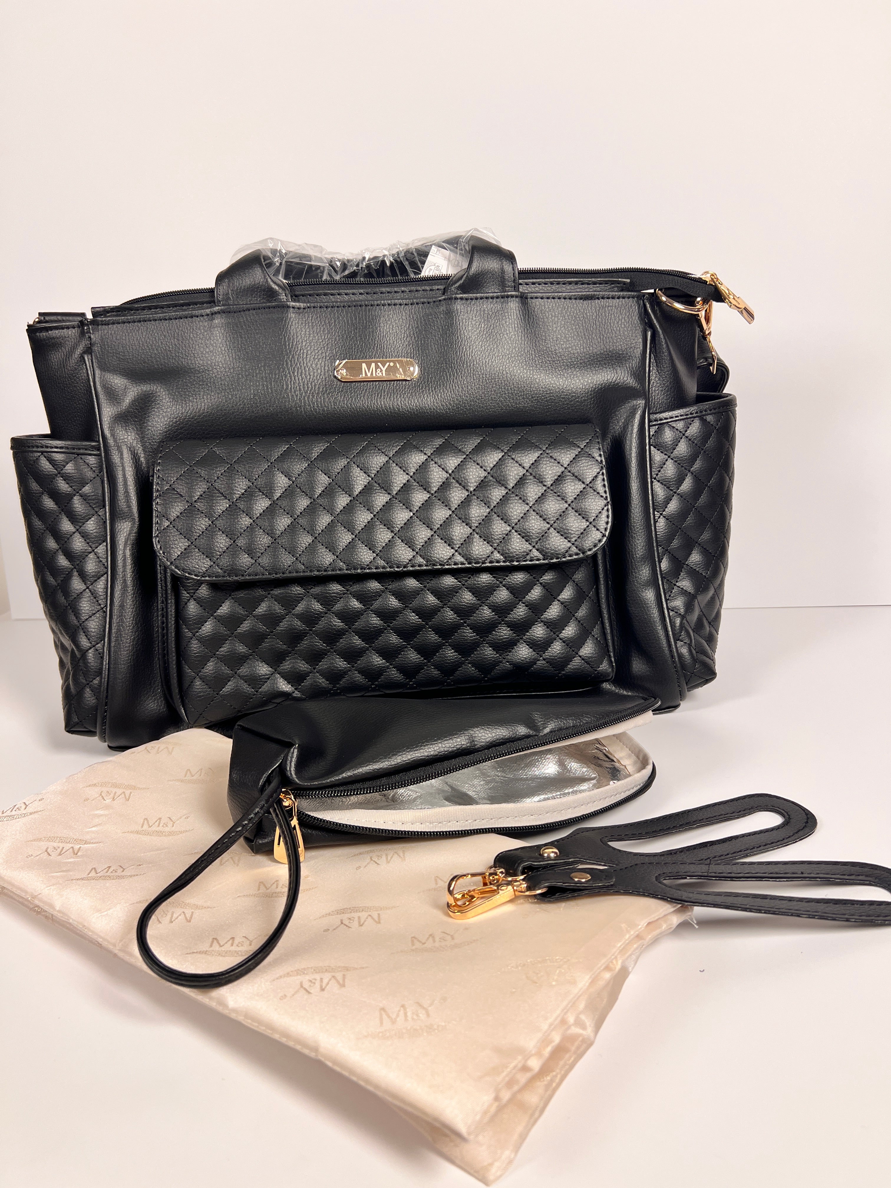 Jumbo Leather Diaper Bag