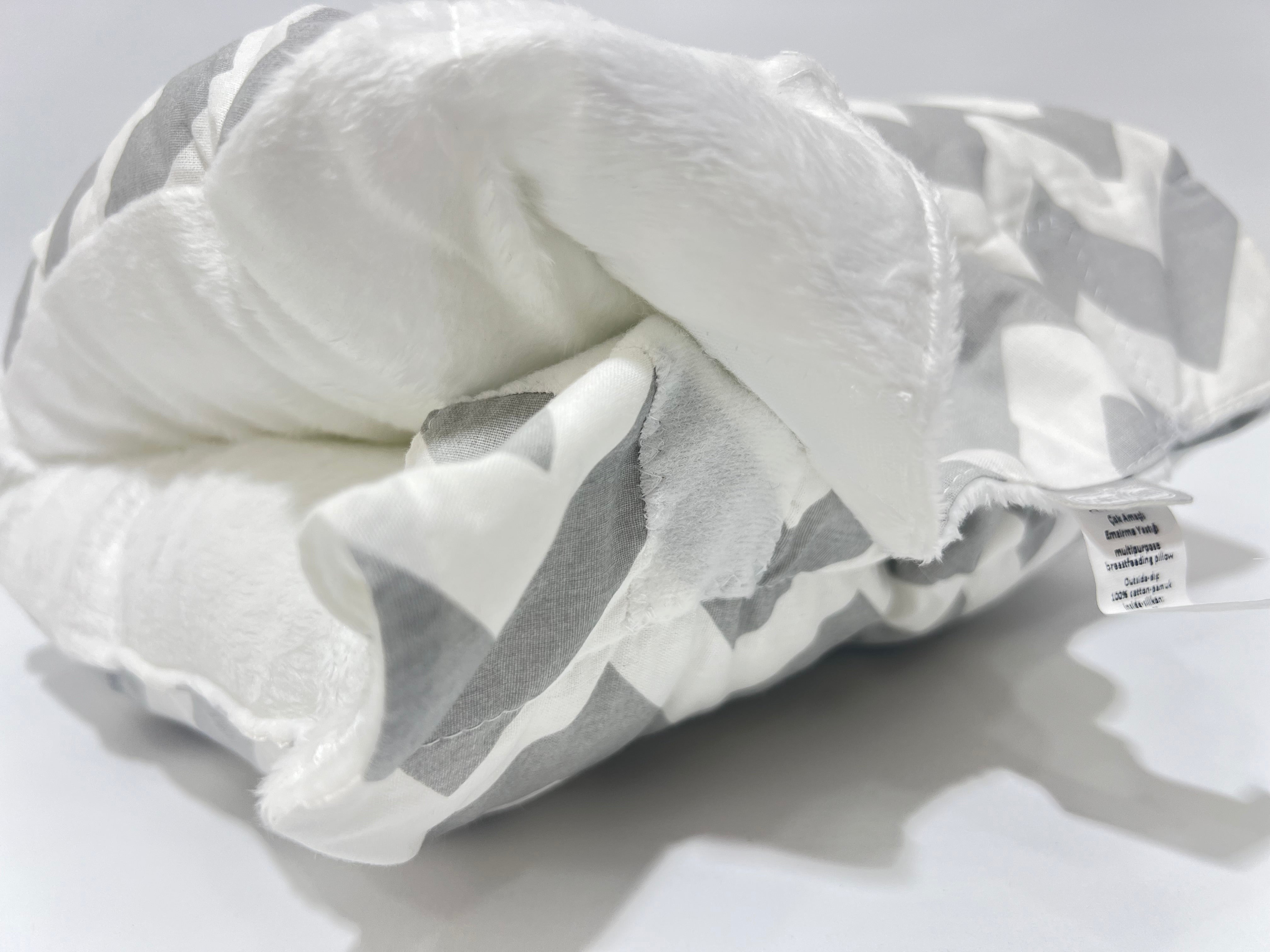 Multi-Purpose Nursing Pillow With Fur Inside