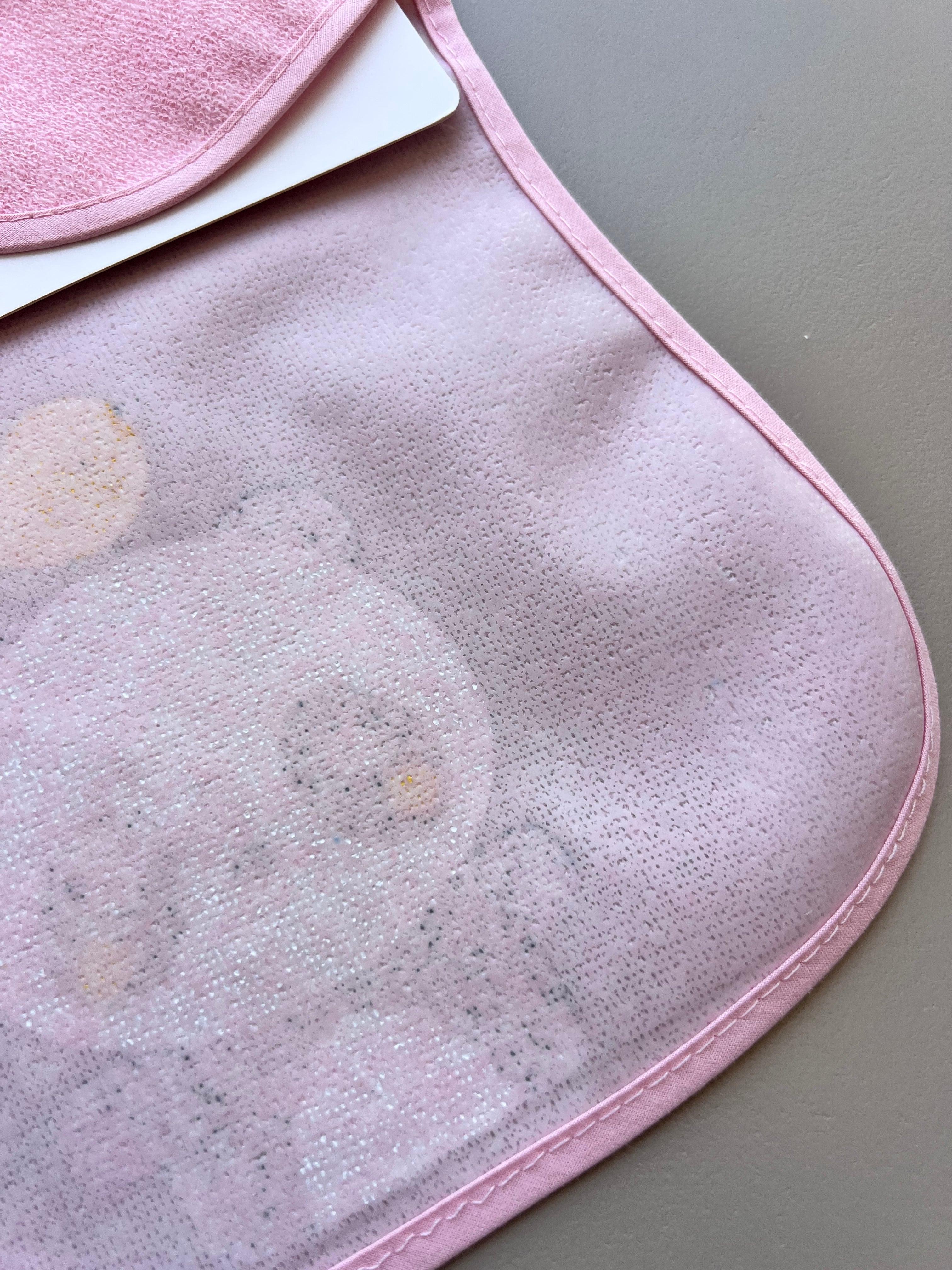 Pink Impermeable Bib