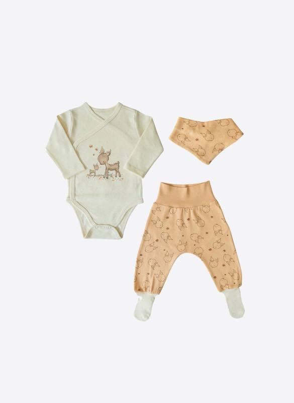 Bambi GOTS™ Certified Organic Cotton 3 Pcs Set - La Farandole Paris