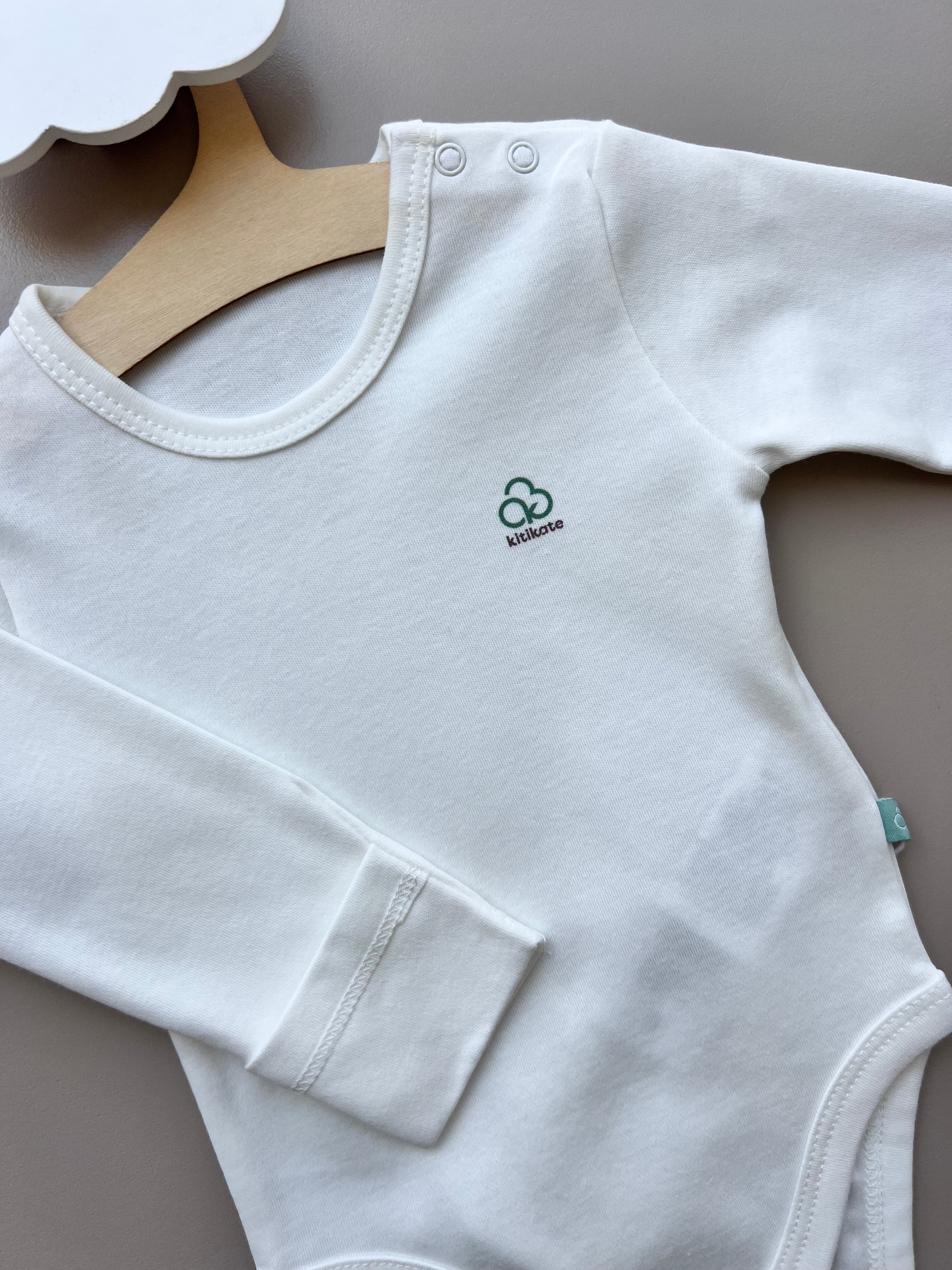 Off-White GOTS™ Certified Organic Cotton Double Size Long Sleeves Body