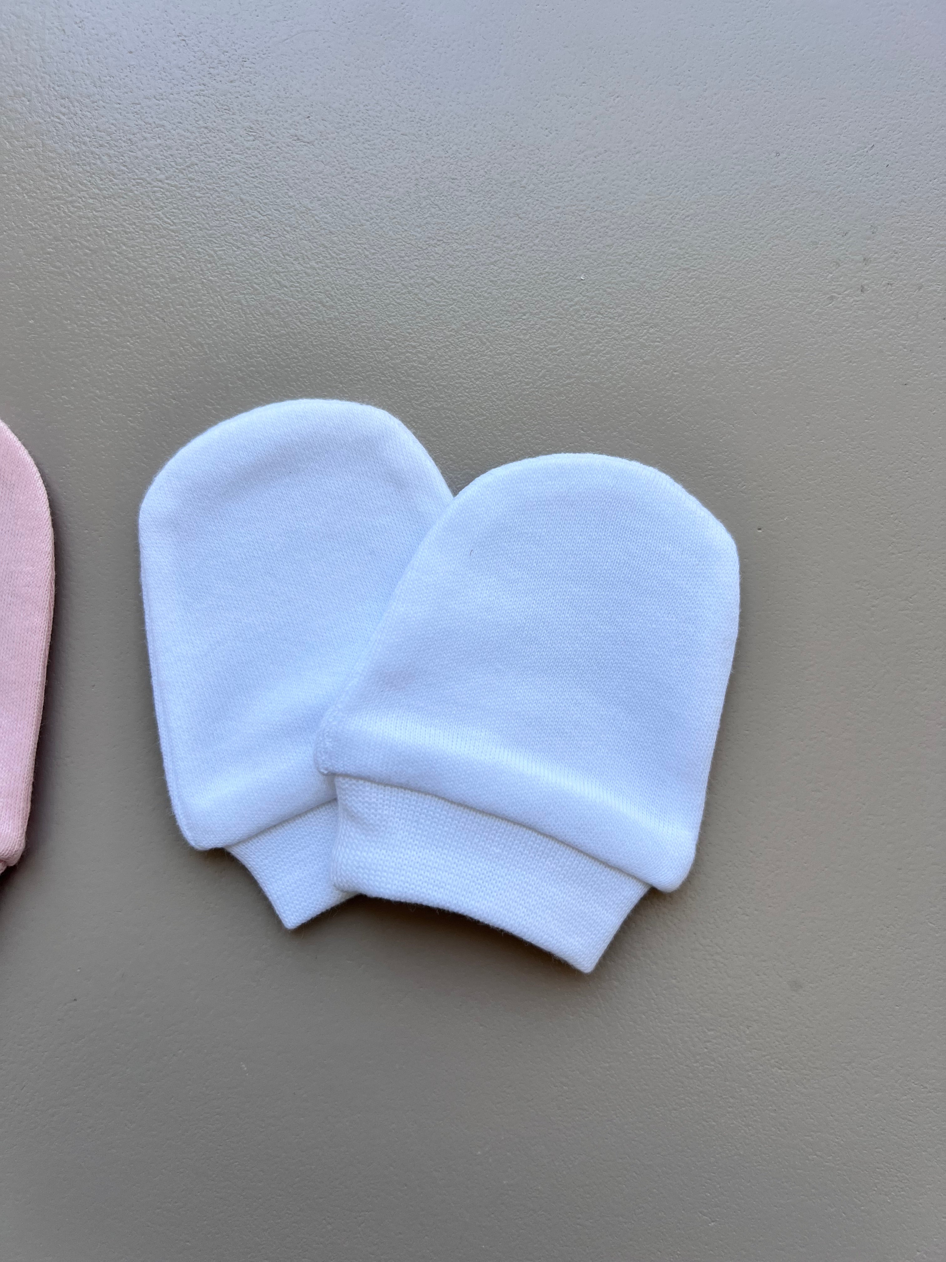 GOTS™ Certified Organic Cotton Mittens 2 Pcs Pack