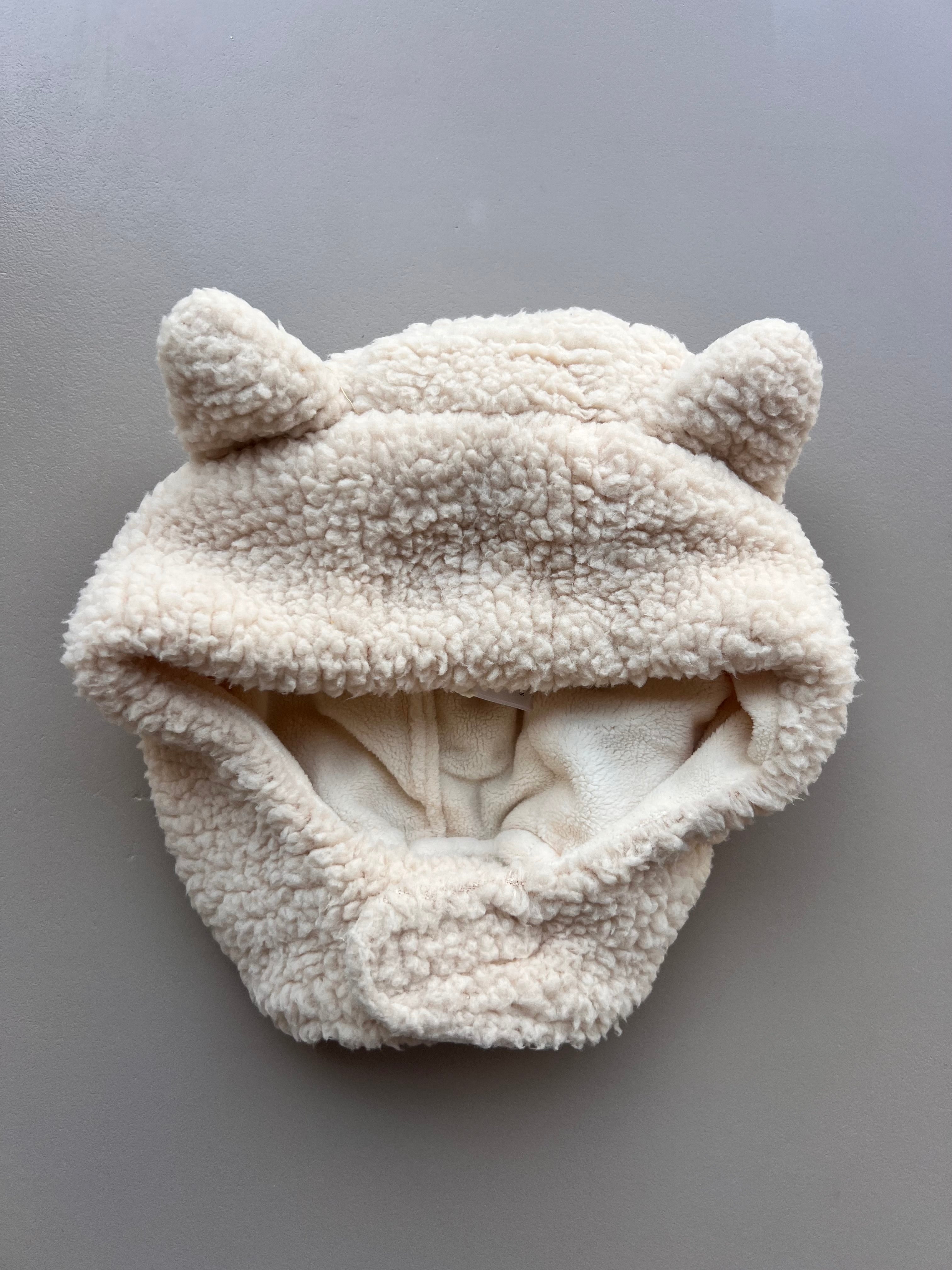 Beige Dog Hat Fur Inside