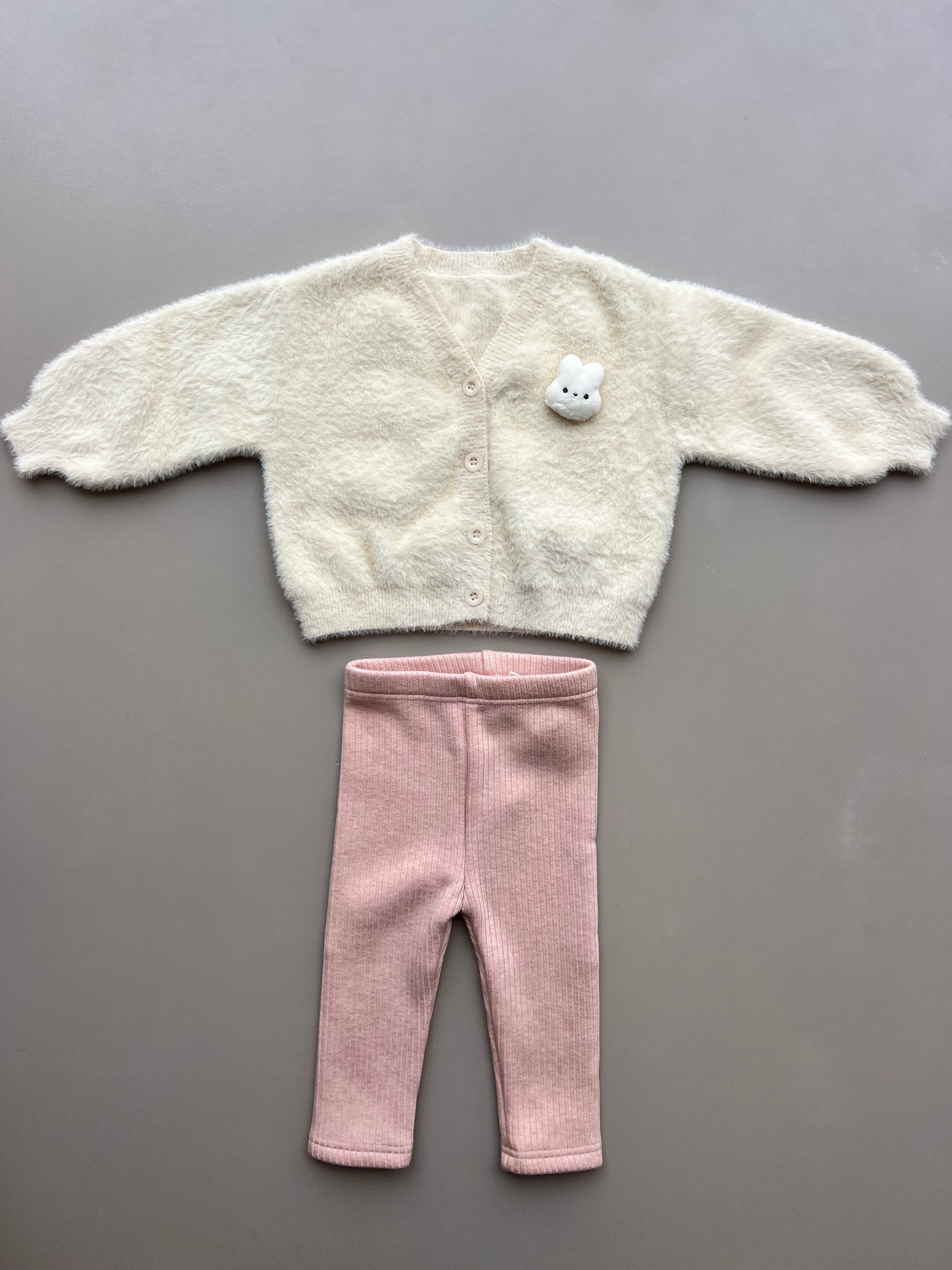 Pink Legging Fur Inside