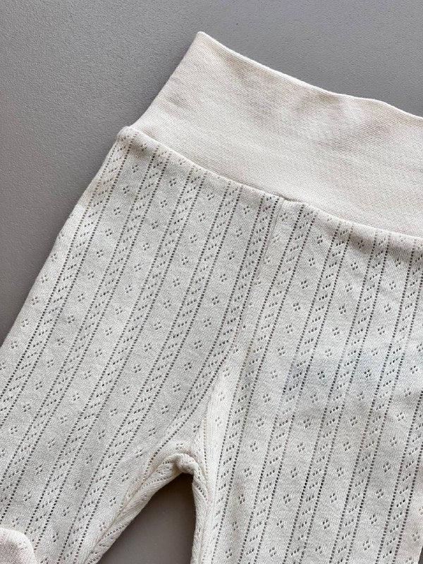 GOTS™ Certified Organic Cotton Footed Pants - La Farandole Paris