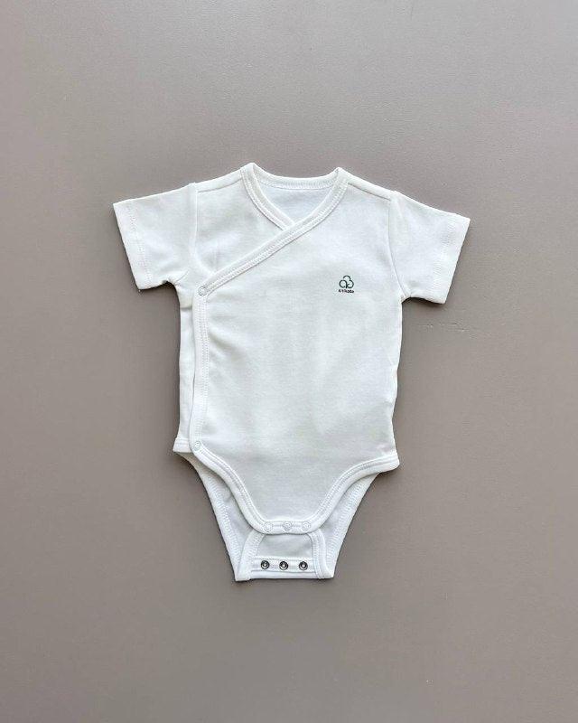 GOTS™ Certified Organic Cotton Double-Layered + Double Size Short Sleeves Body - La Farandole Paris