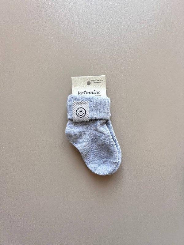 Smile Ankle Cotton Socks - La Farandole Paris