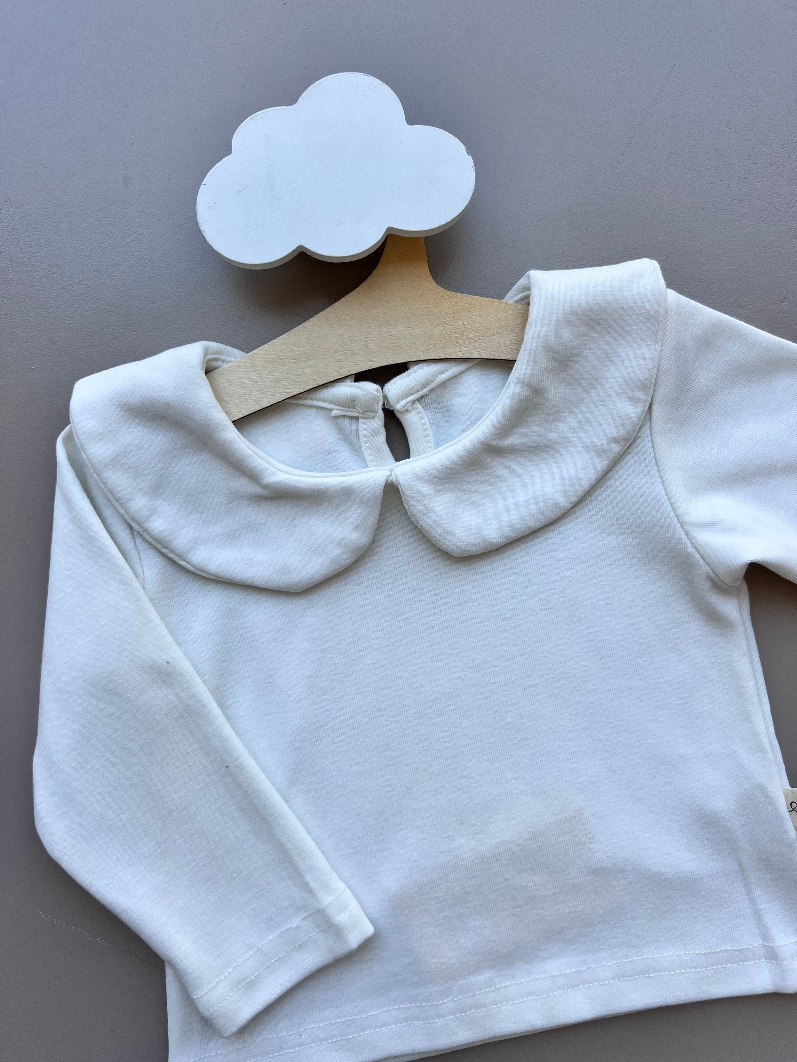 Off-White Collar Fleece Top