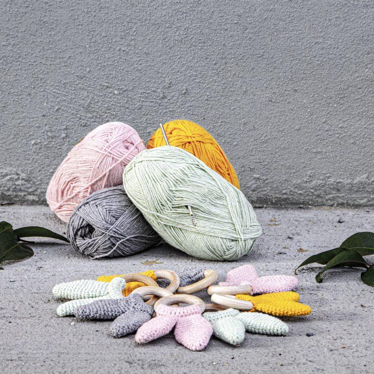 Gray Wooden Teether - La Farandole Paris