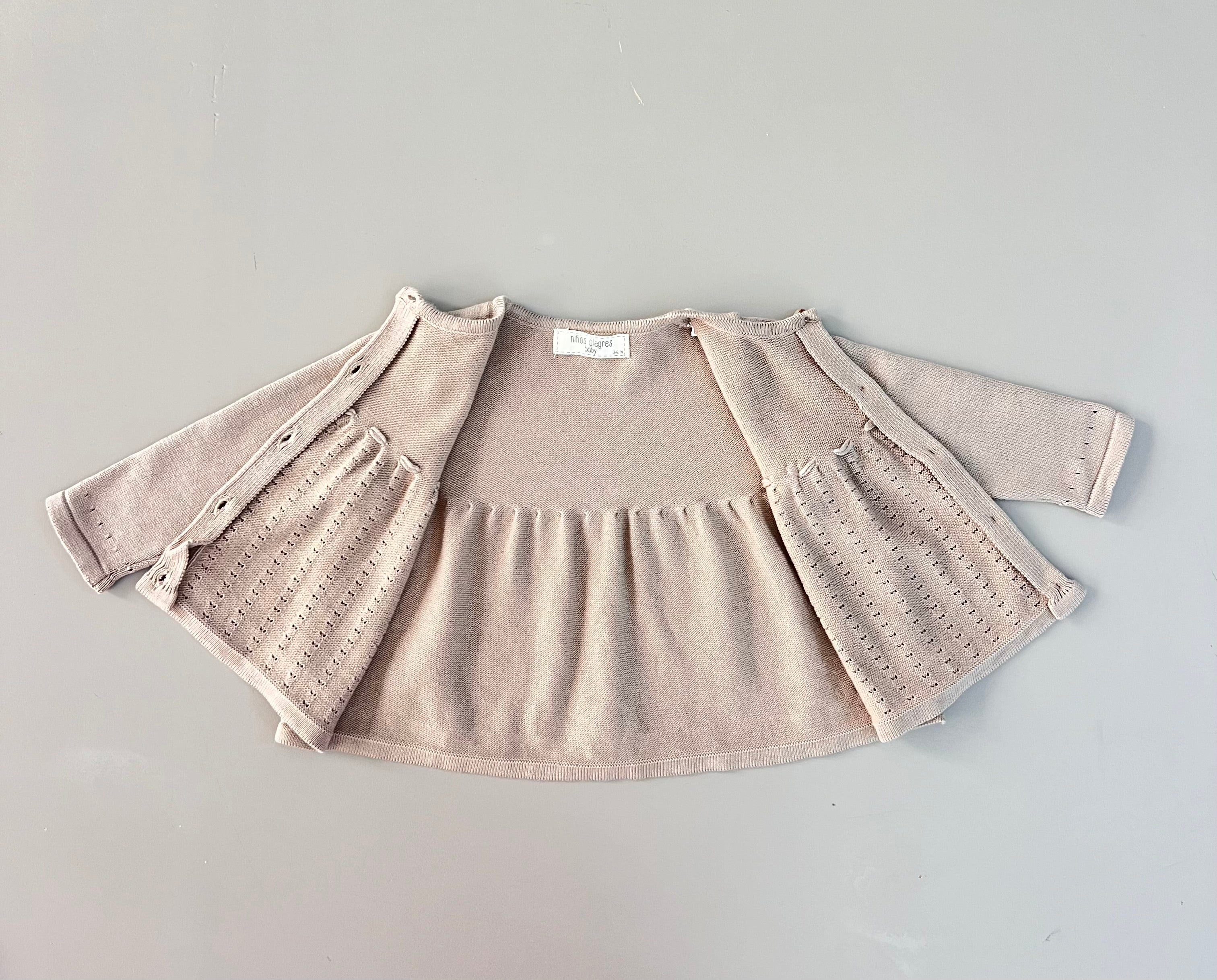 EAC Organic Cotton Knitted Salopettes With Jacket and Hat