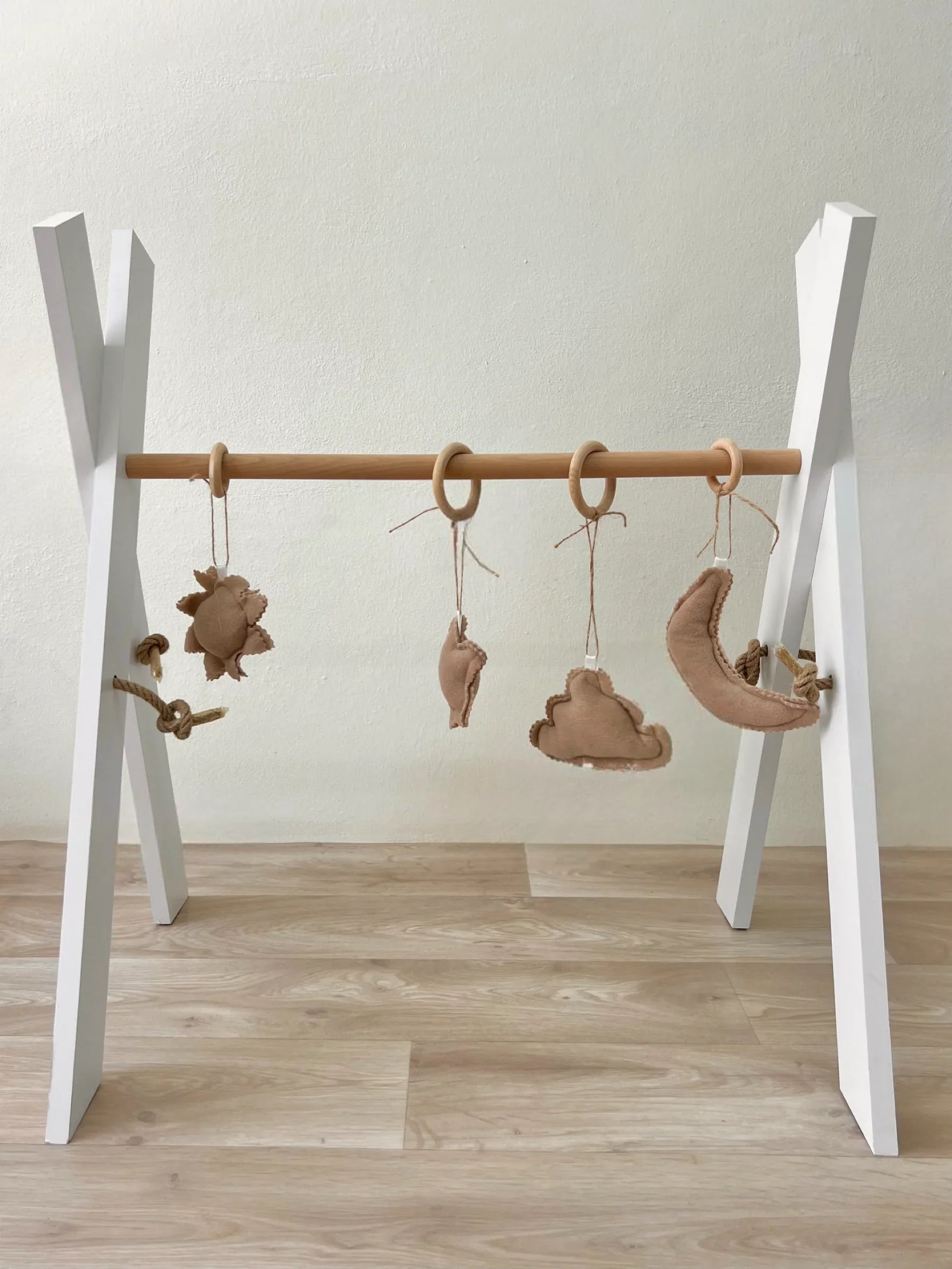 White Wooden Baby Gym