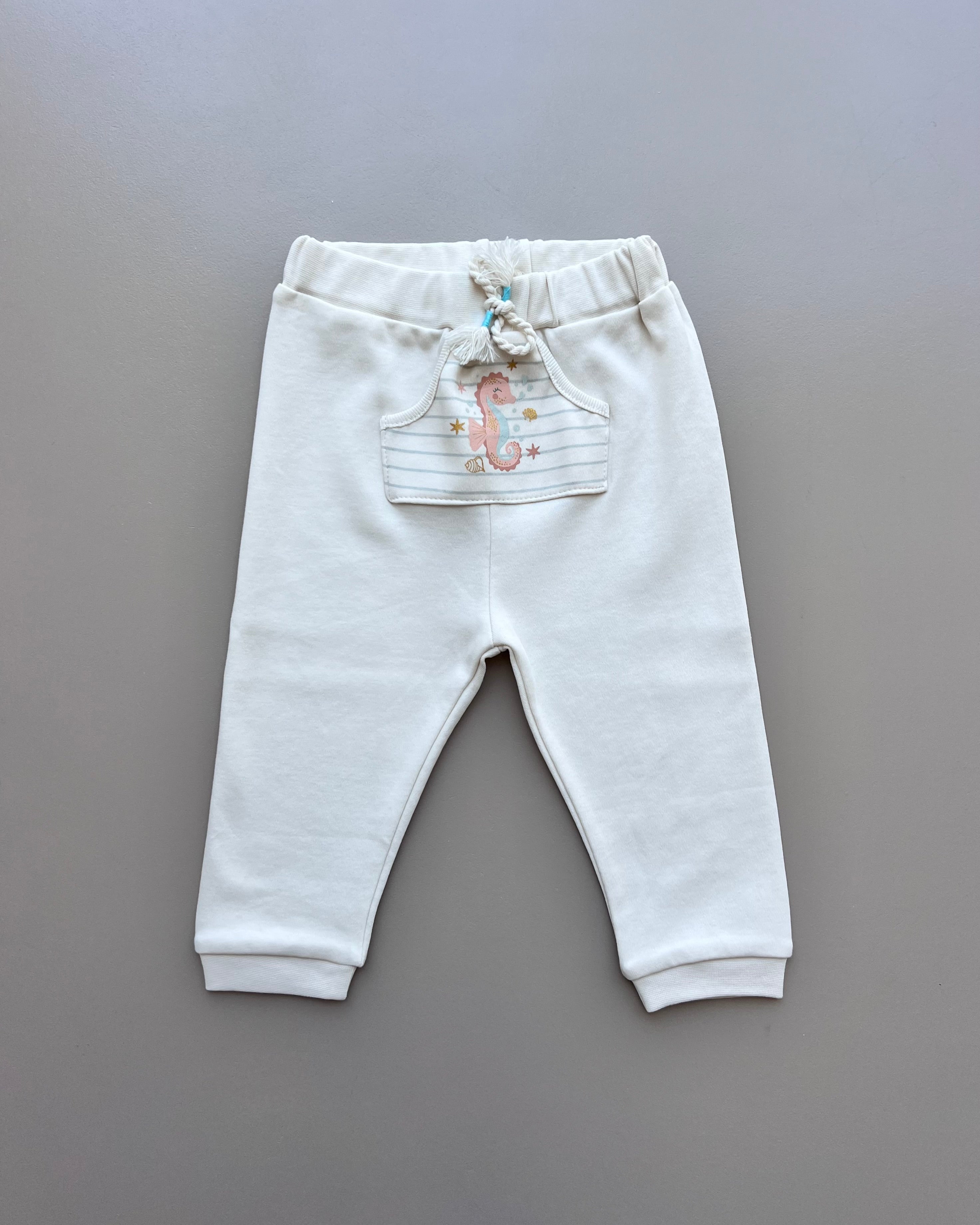 Beige Organic Cotton Pant