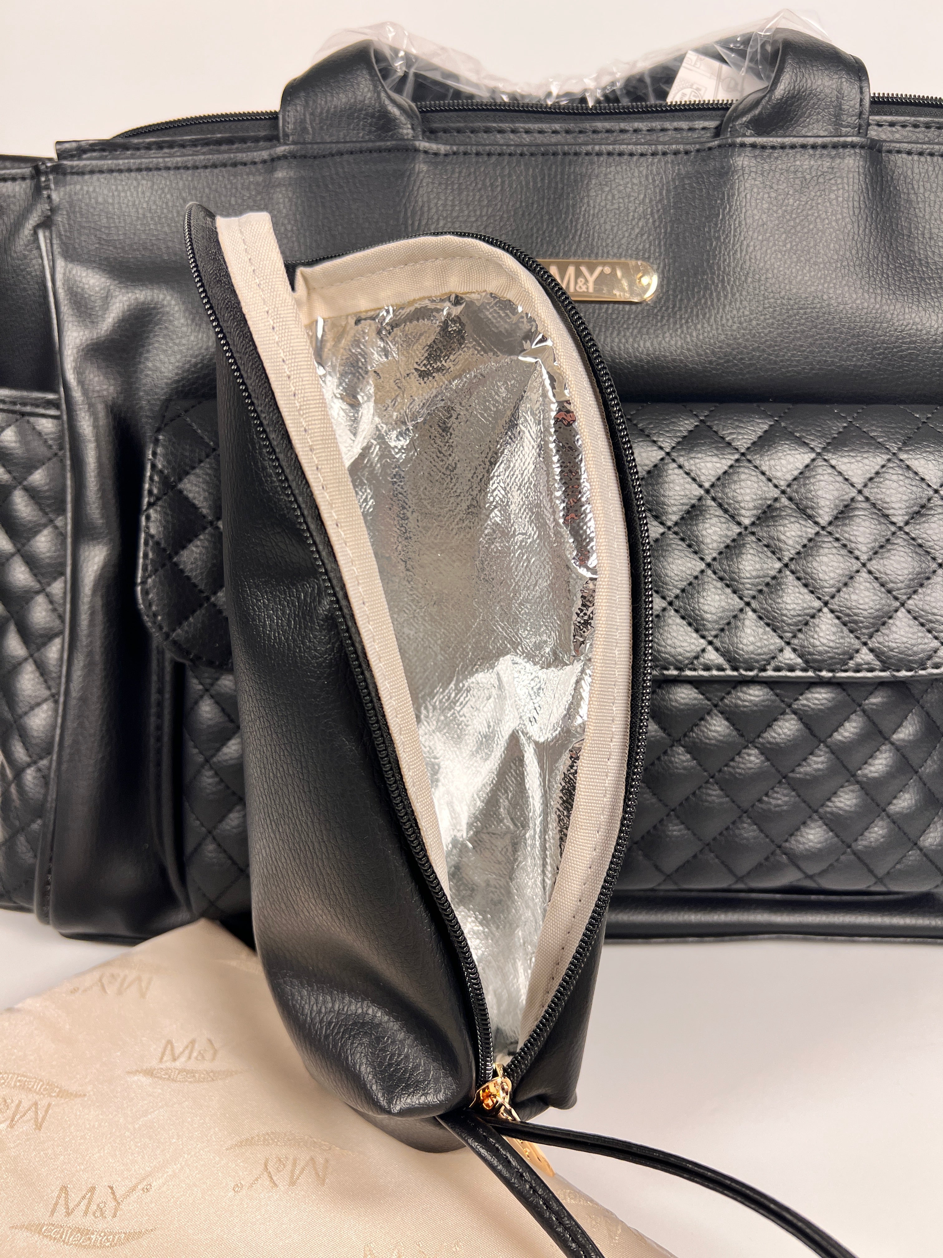 Jumbo Leather Diaper Bag