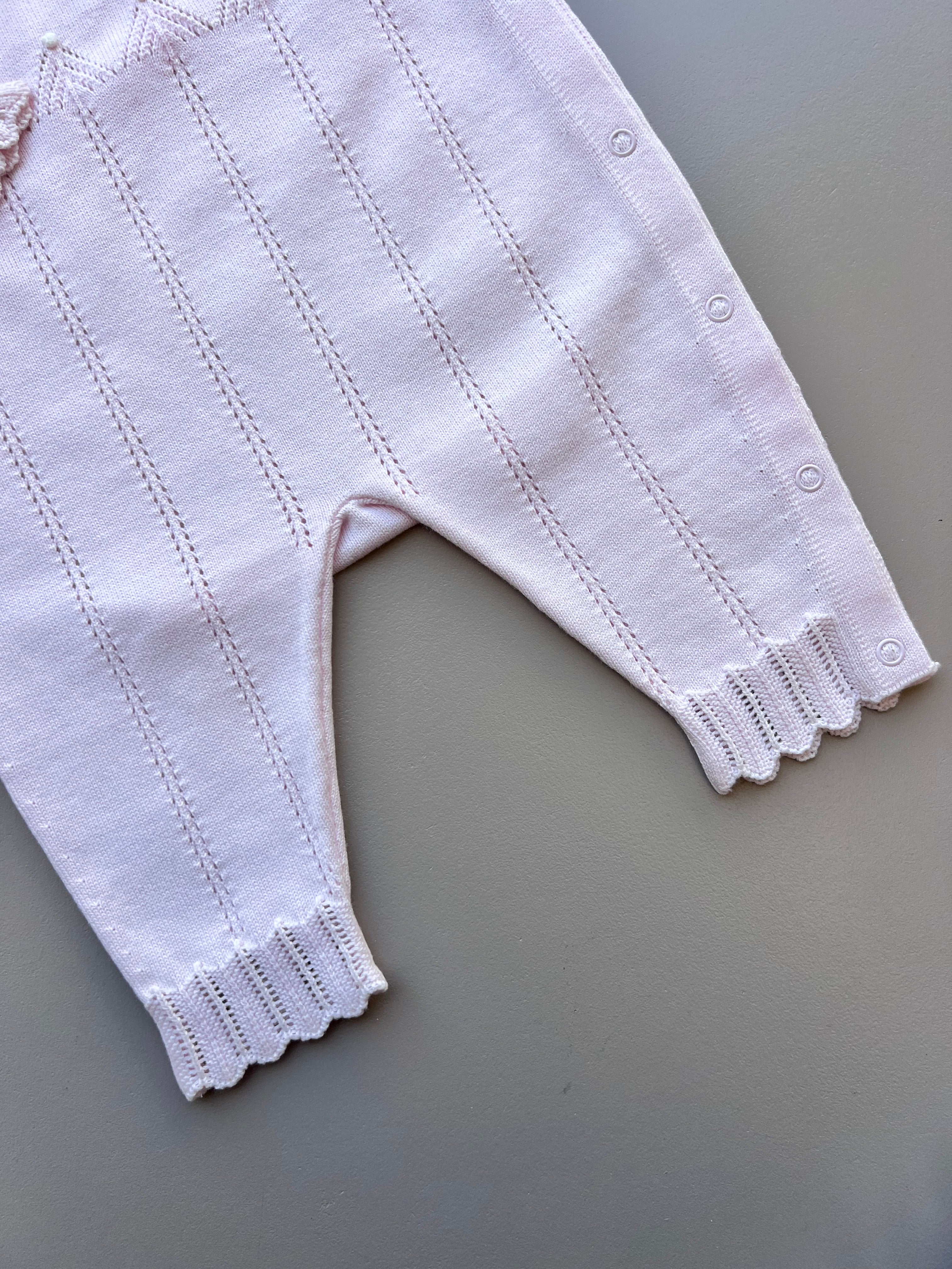 Organic Cotton Dotted Ruffles Overall
