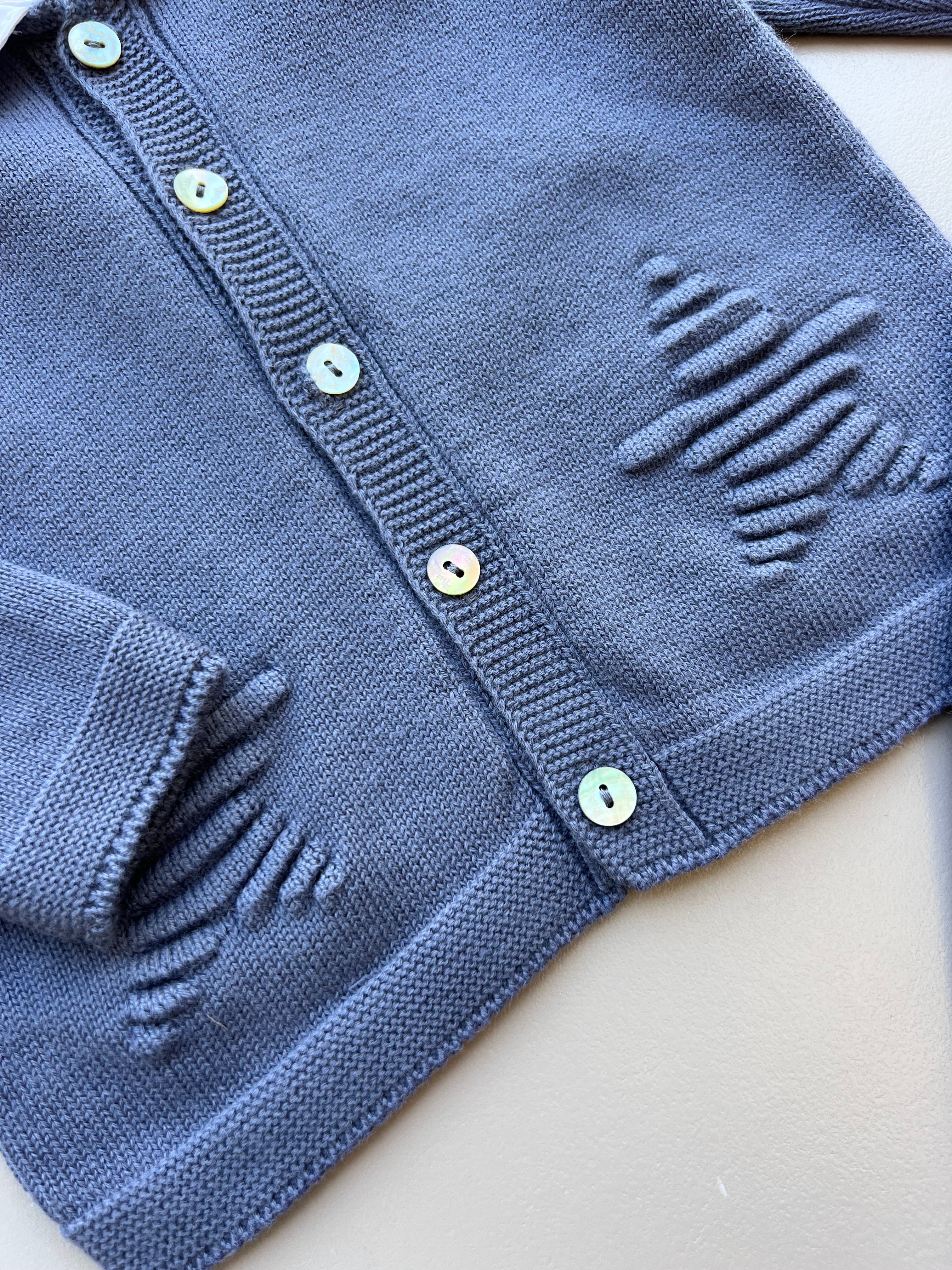 Thick Cotton Star Collar Top and Pants 2Pcs Set