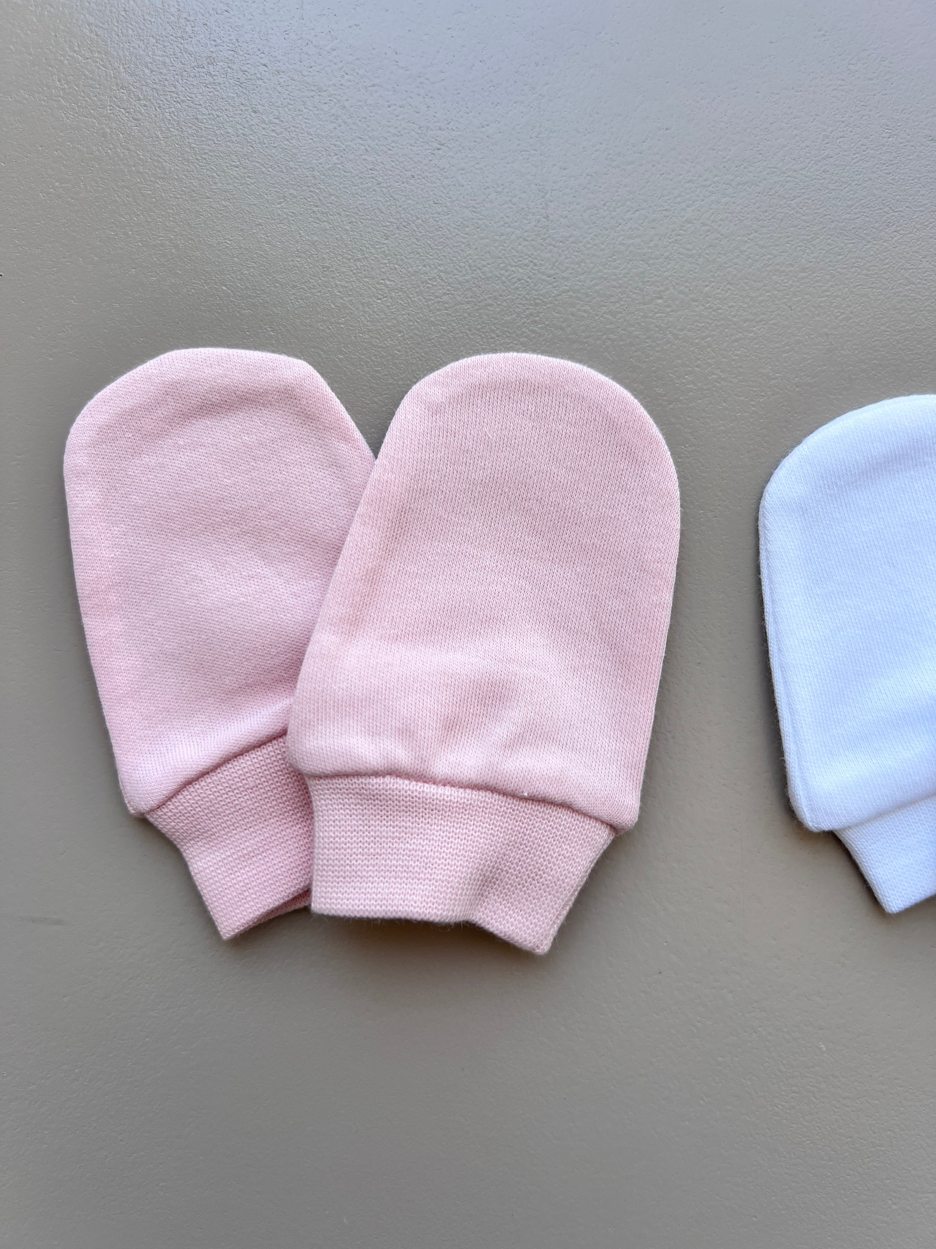 GOTS™ Certified Organic Cotton Mittens 2 Pcs Pack