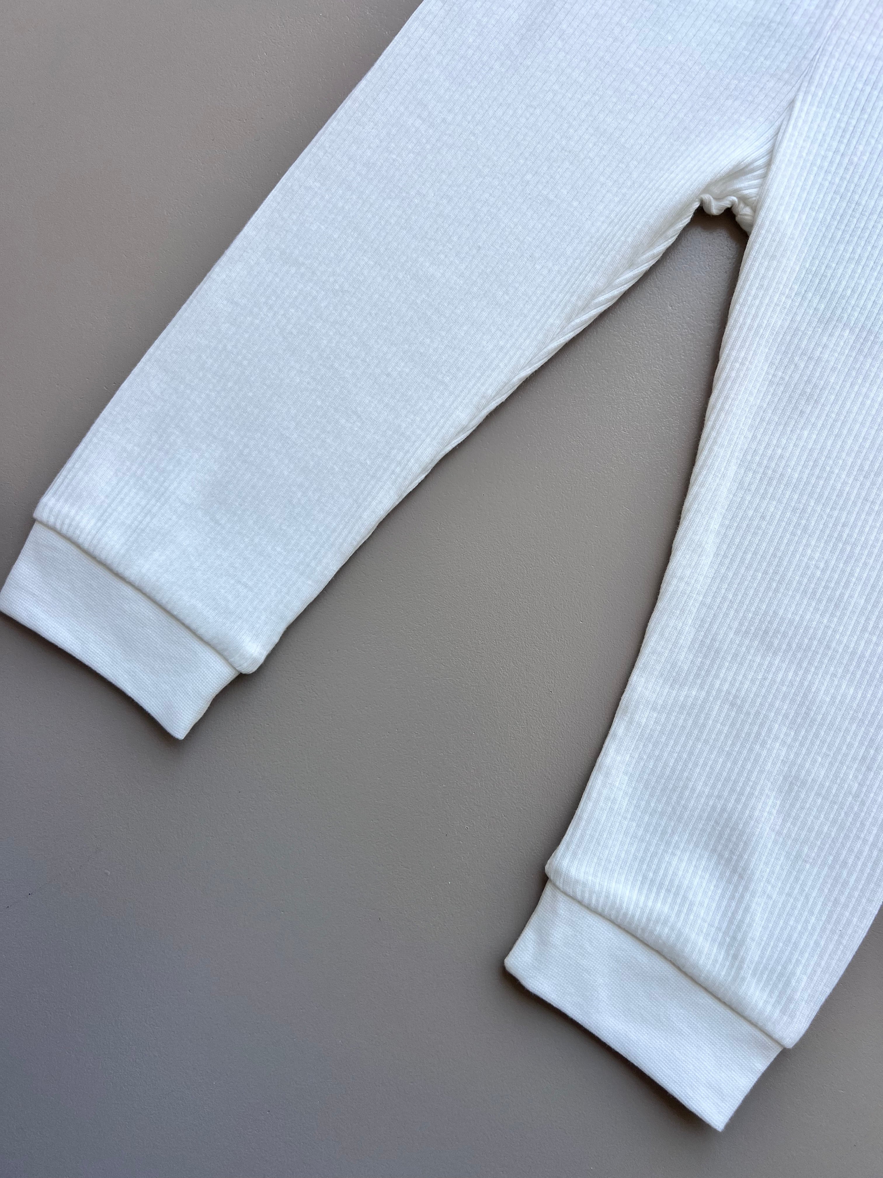 Off White Organic Cotton Pant