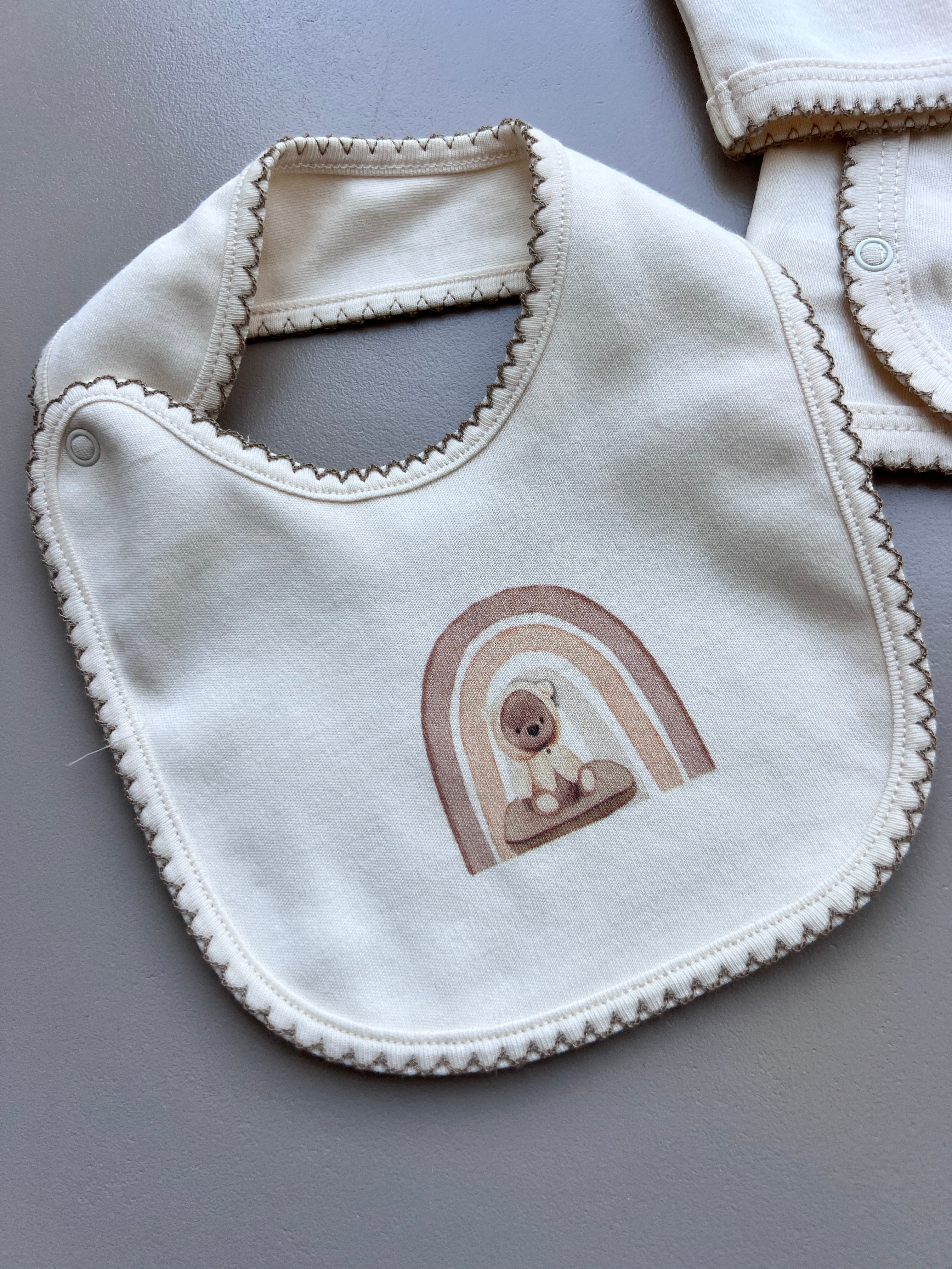 Beige GOTS™ Certified Organic Cotton My Bestie 5 Pcs Set
