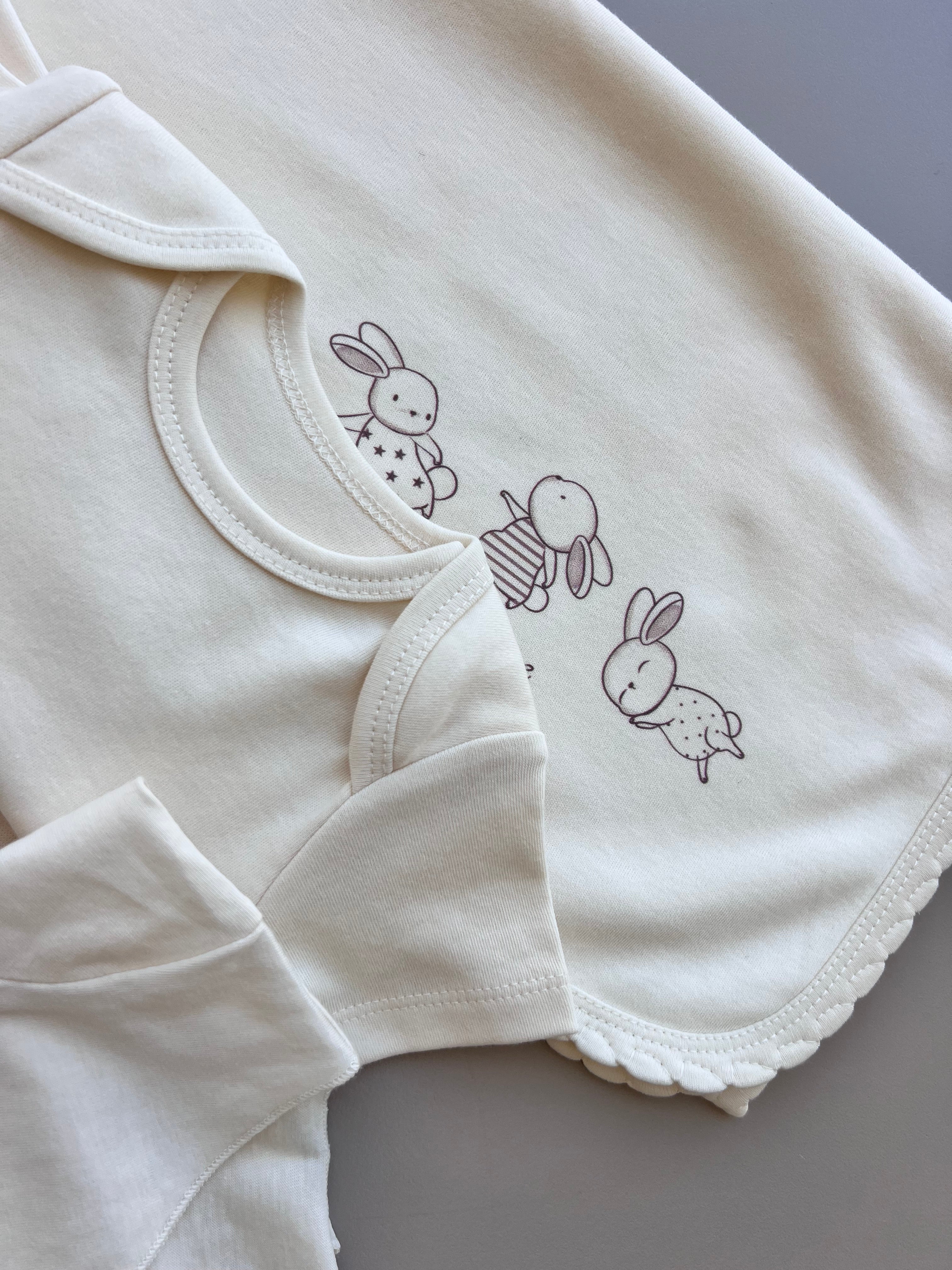 Beige Organic Cotton 10 Pieces Hospital Set