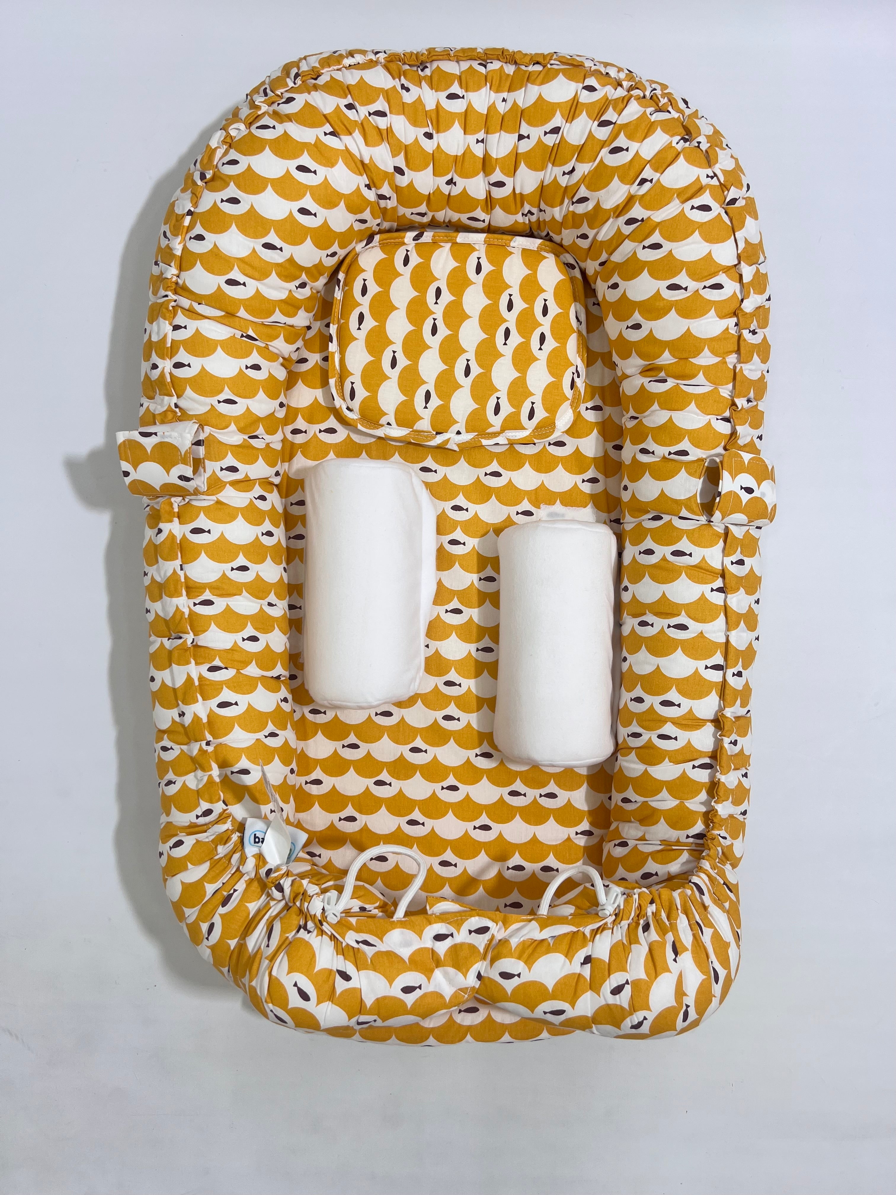 Organic Cotton Baby Nest with Toys