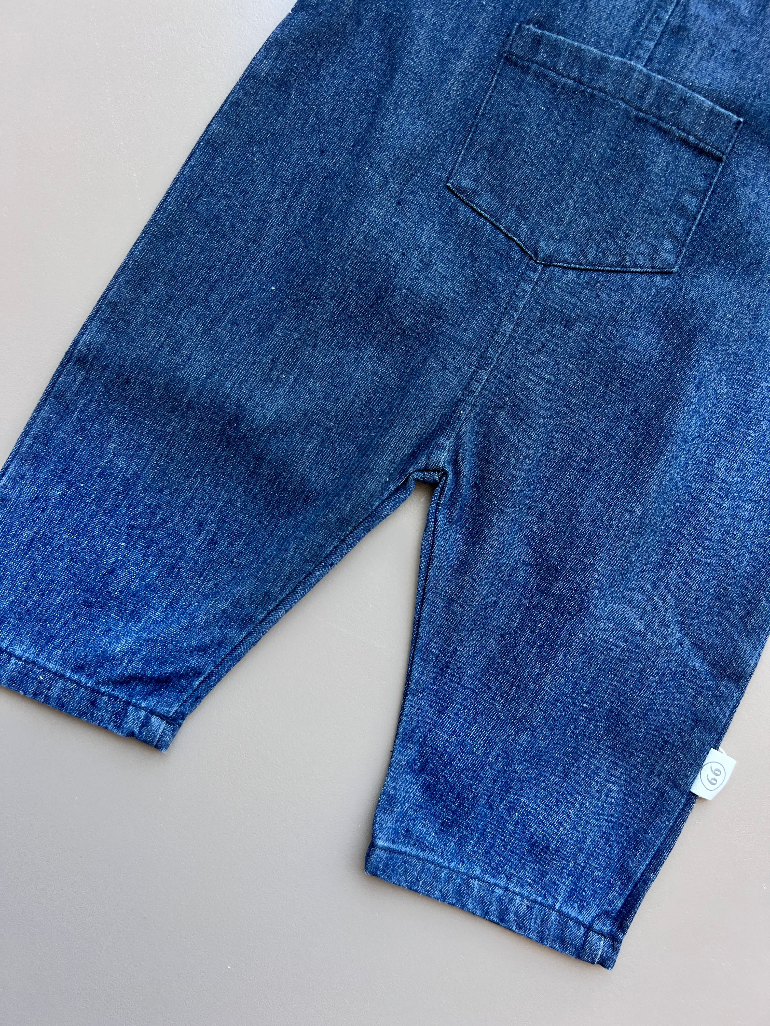 Navy Jeans Salopettes