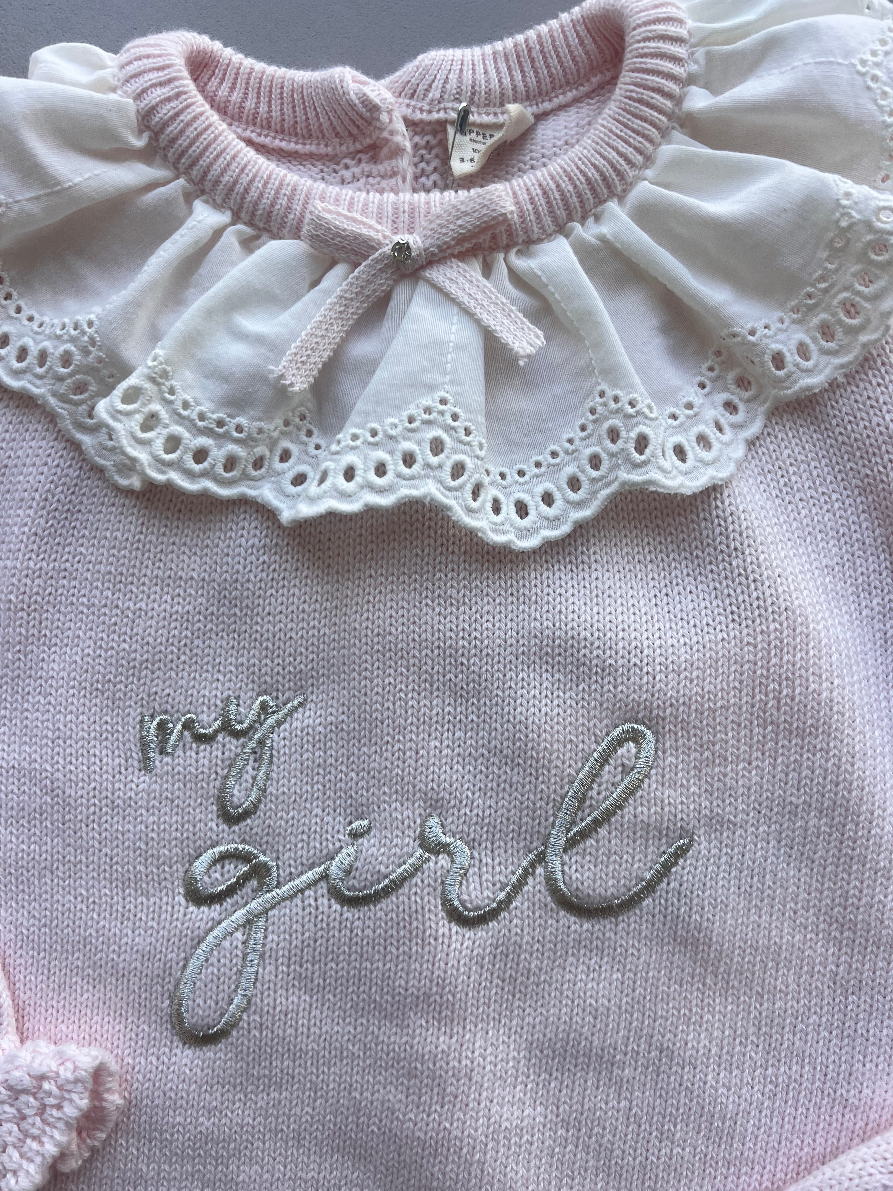 Pink My Girl Ruffles 2 Pcs Set
