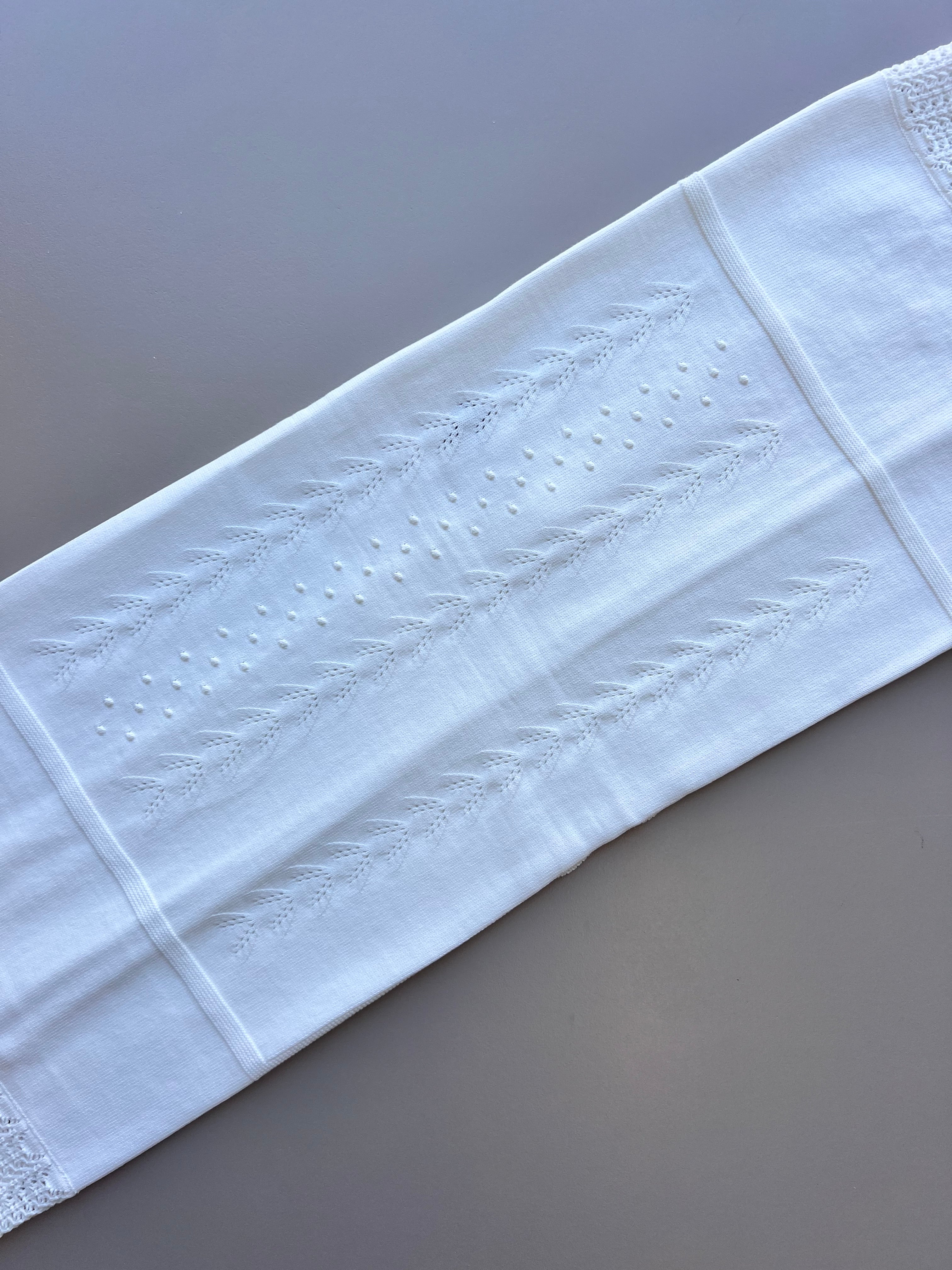 Off-White Organic Cotton Blanket