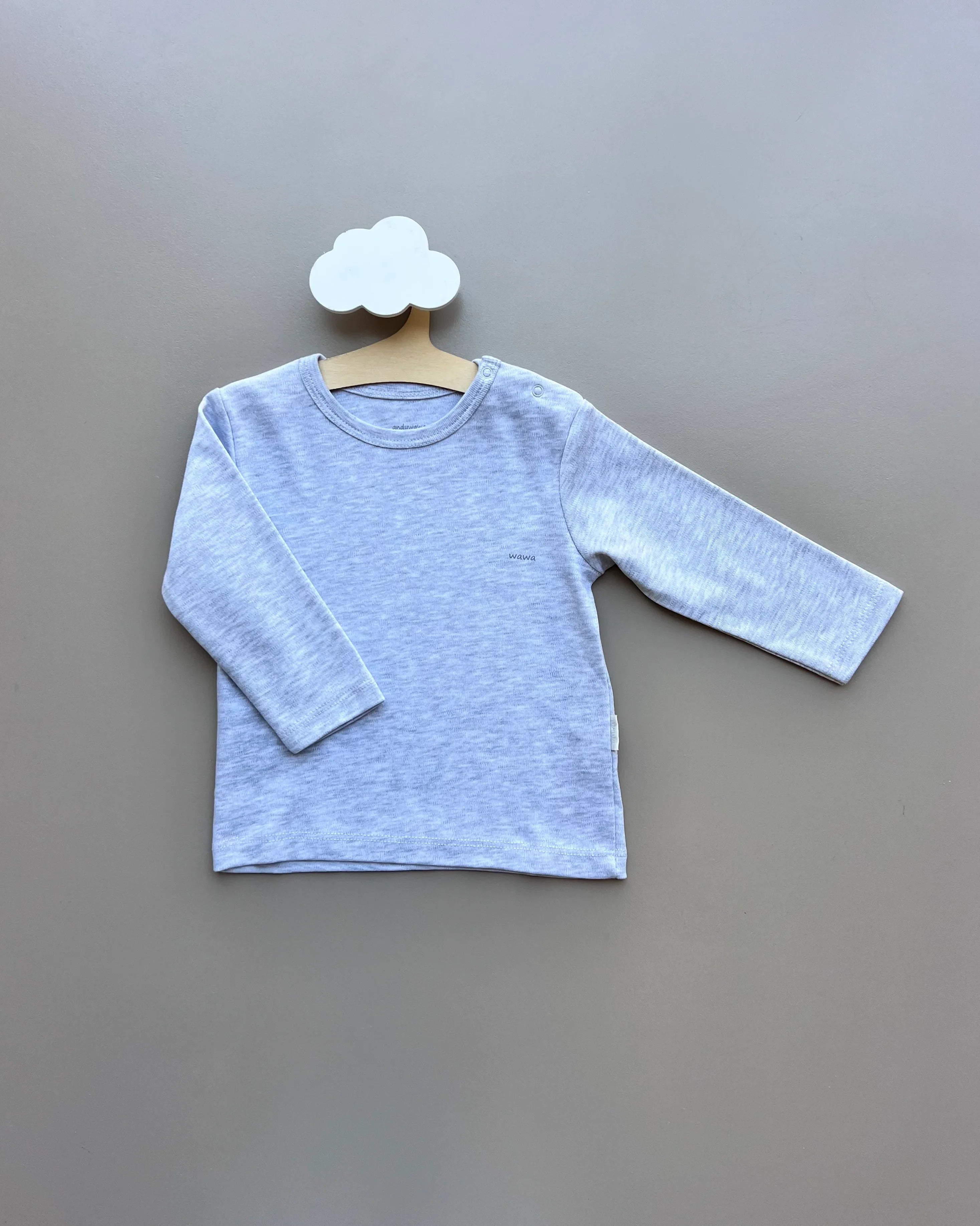 Gray Basic T - Shirt