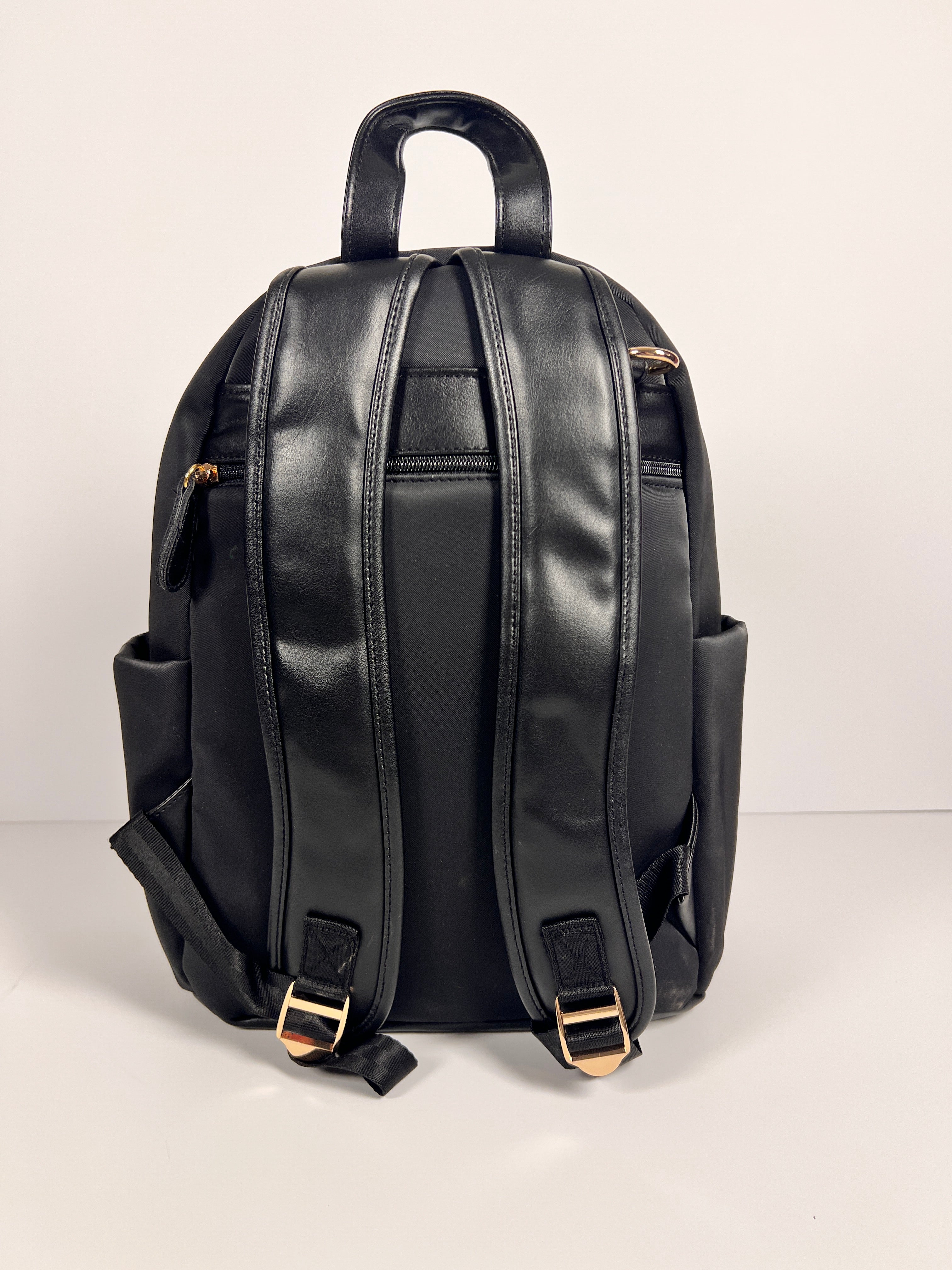 Backpack Leather Diaper Bag